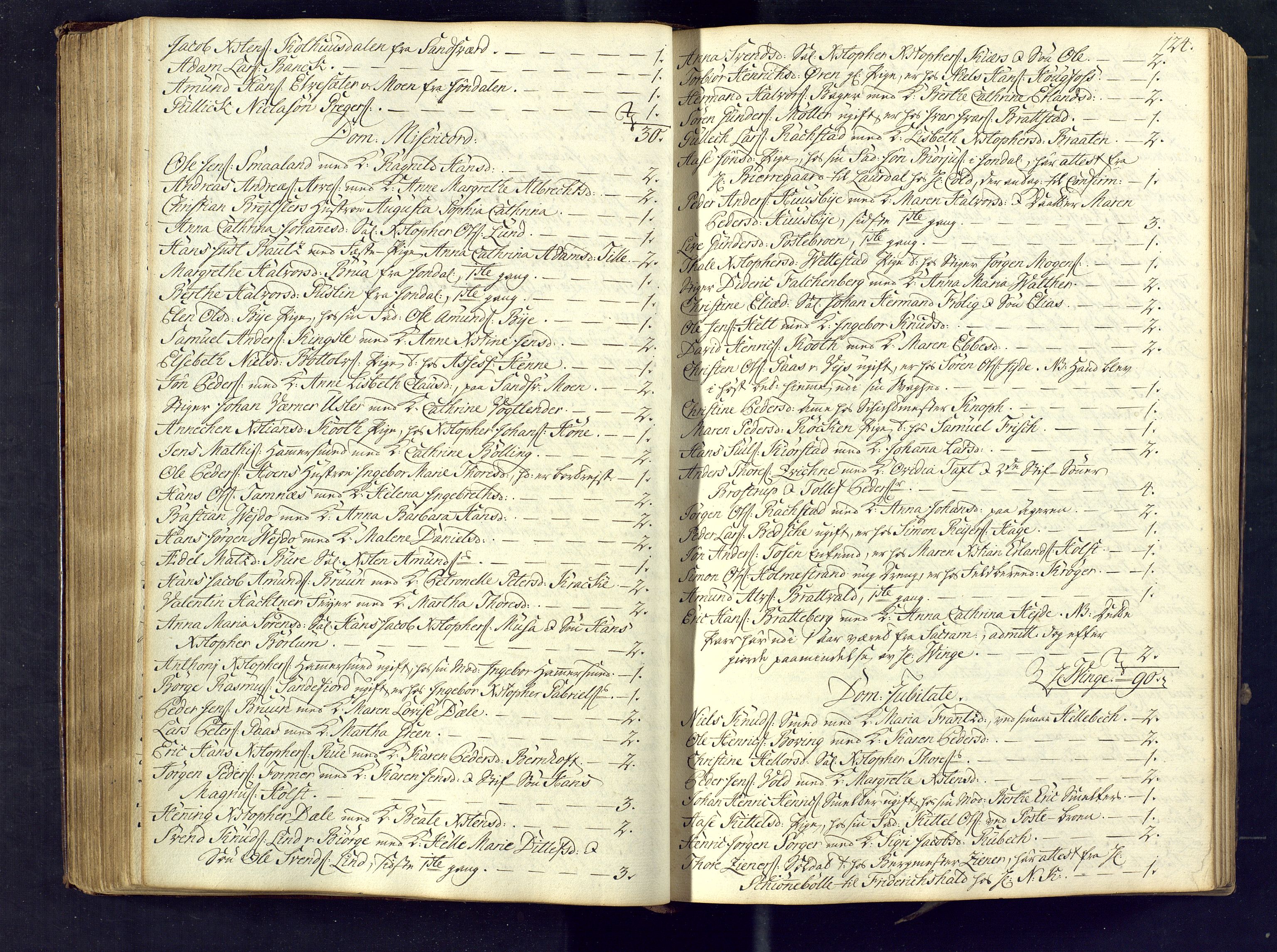 Kongsberg kirkebøker, SAKO/A-22/M/Ma/L0005: Communicants register no. 5, 1755-1761, p. 124