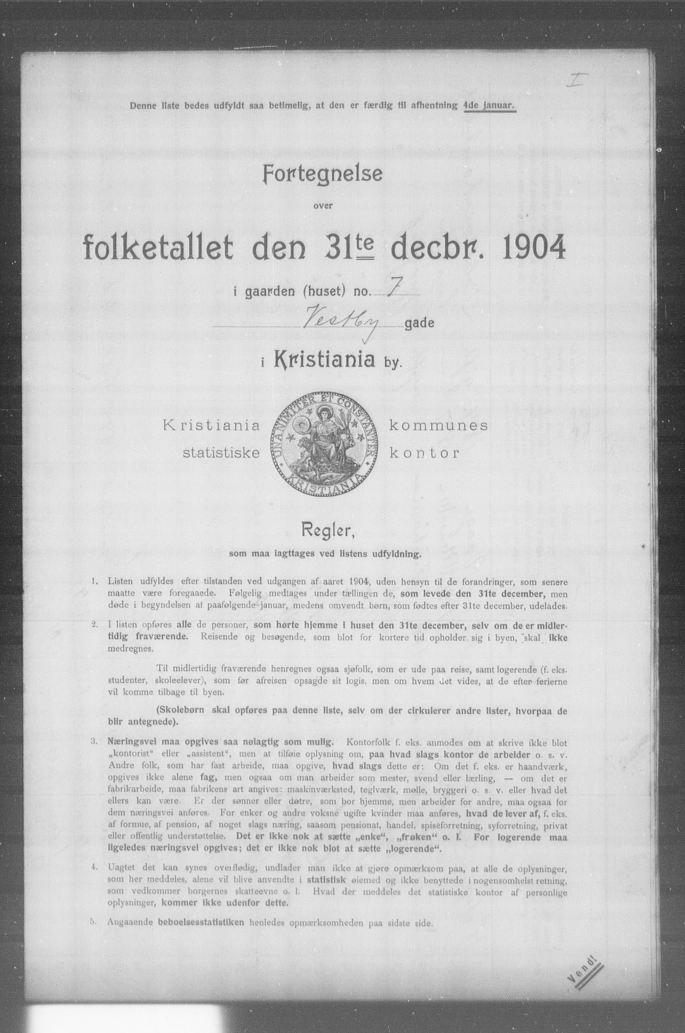 OBA, Municipal Census 1904 for Kristiania, 1904, p. 23056