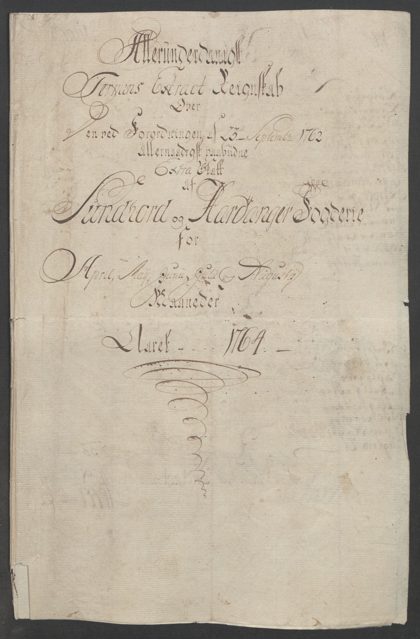 Rentekammeret inntil 1814, Reviderte regnskaper, Fogderegnskap, RA/EA-4092/R48/L3136: Ekstraskatten Sunnhordland og Hardanger, 1762-1772, p. 67