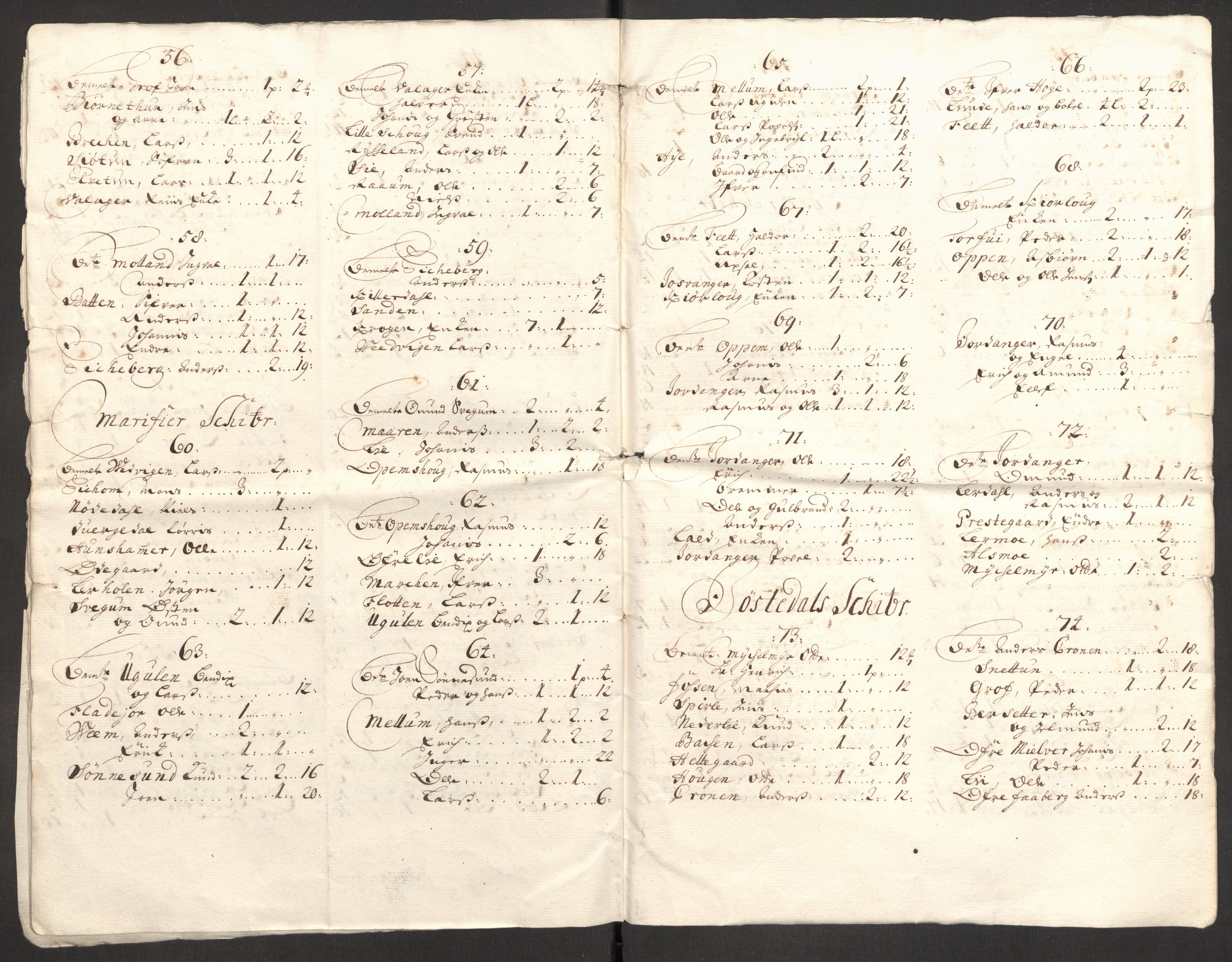 Rentekammeret inntil 1814, Reviderte regnskaper, Fogderegnskap, AV/RA-EA-4092/R52/L3315: Fogderegnskap Sogn, 1708, p. 363