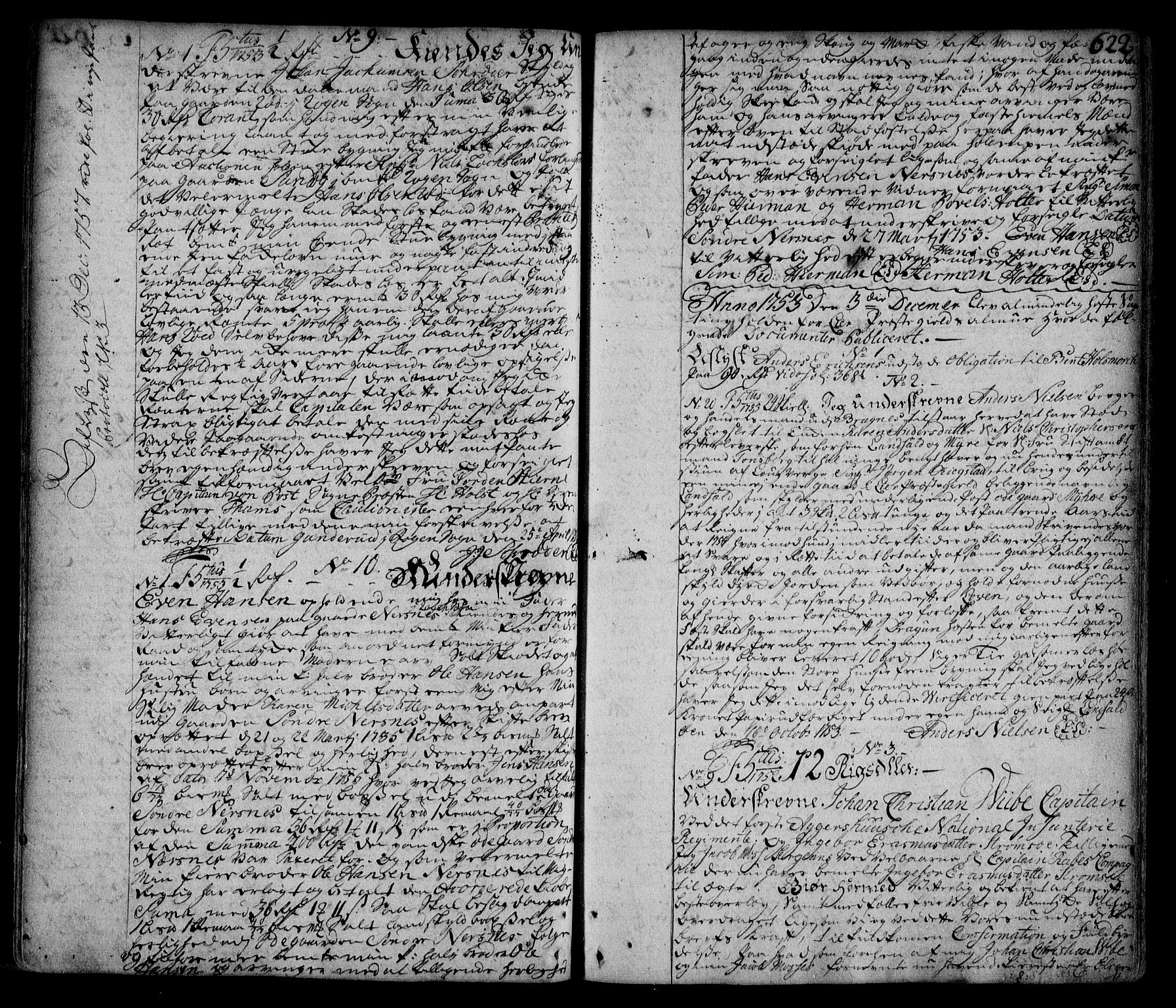 Lier, Røyken og Hurum sorenskriveri, SAKO/A-89/G/Ga/Gaa/L0002: Mortgage book no. II, 1725-1755, p. 622
