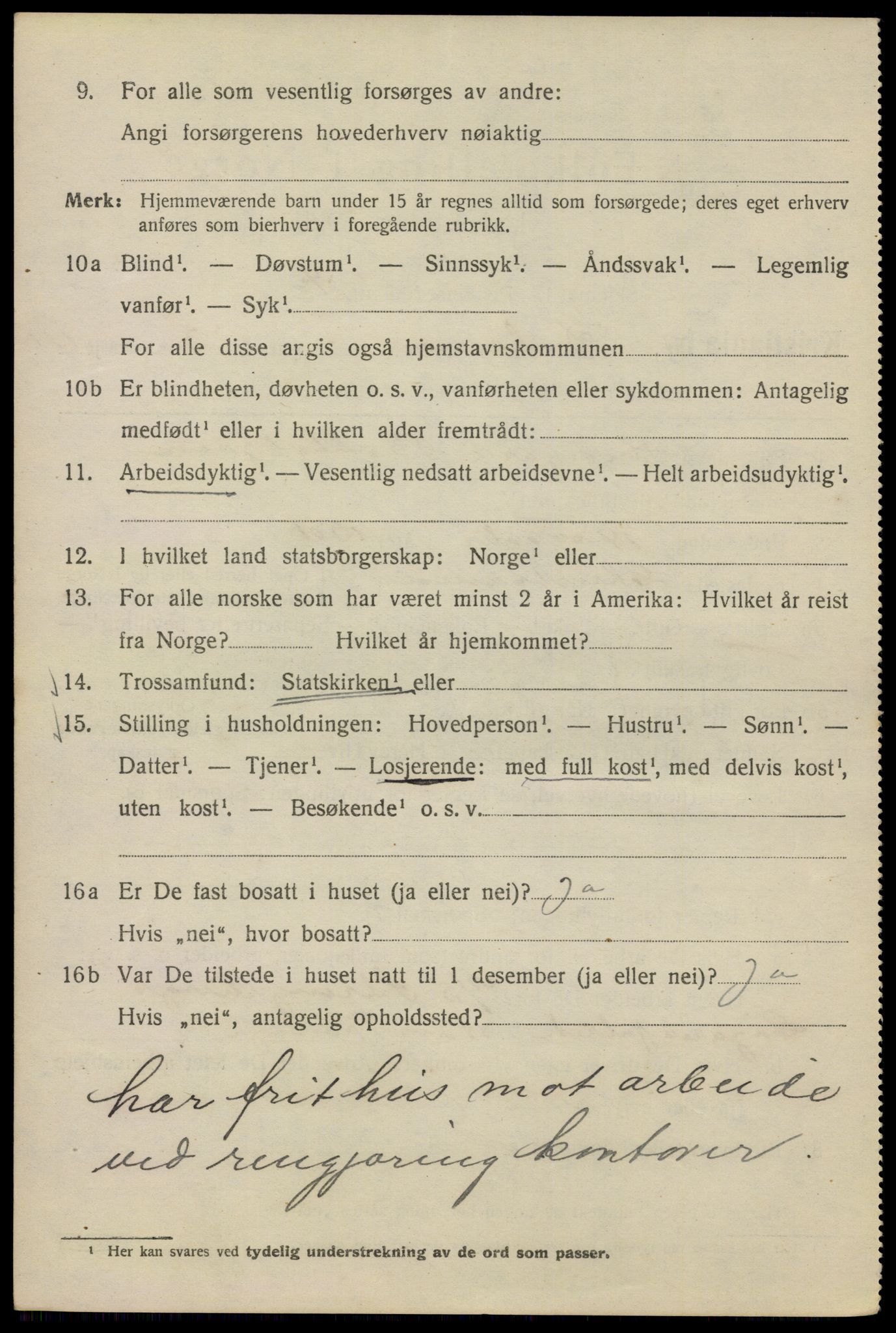 SAO, 1920 census for Kristiania, 1920, p. 199438