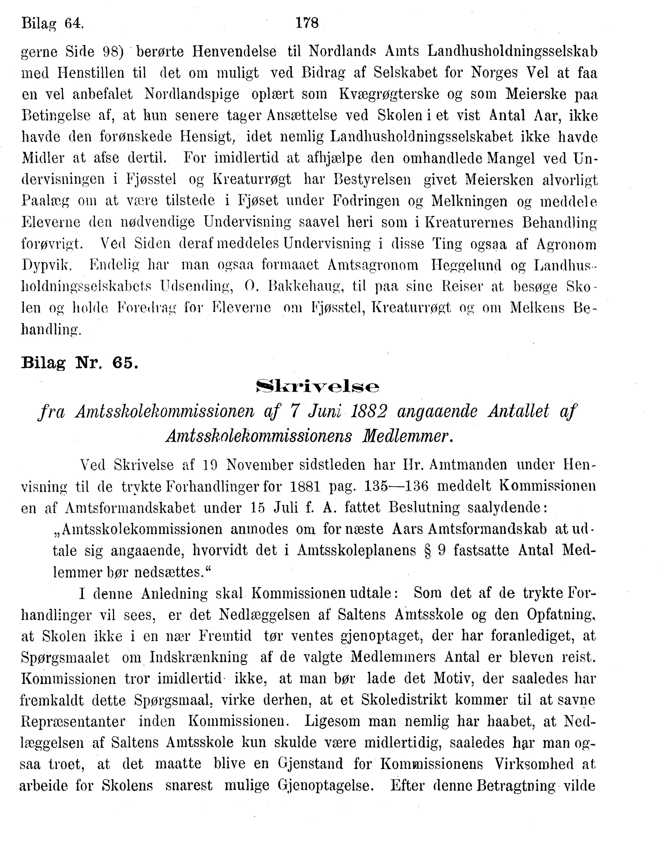 Nordland Fylkeskommune. Fylkestinget, AIN/NFK-17/176/A/Ac/L0014: Fylkestingsforhandlinger 1881-1885, 1881-1885