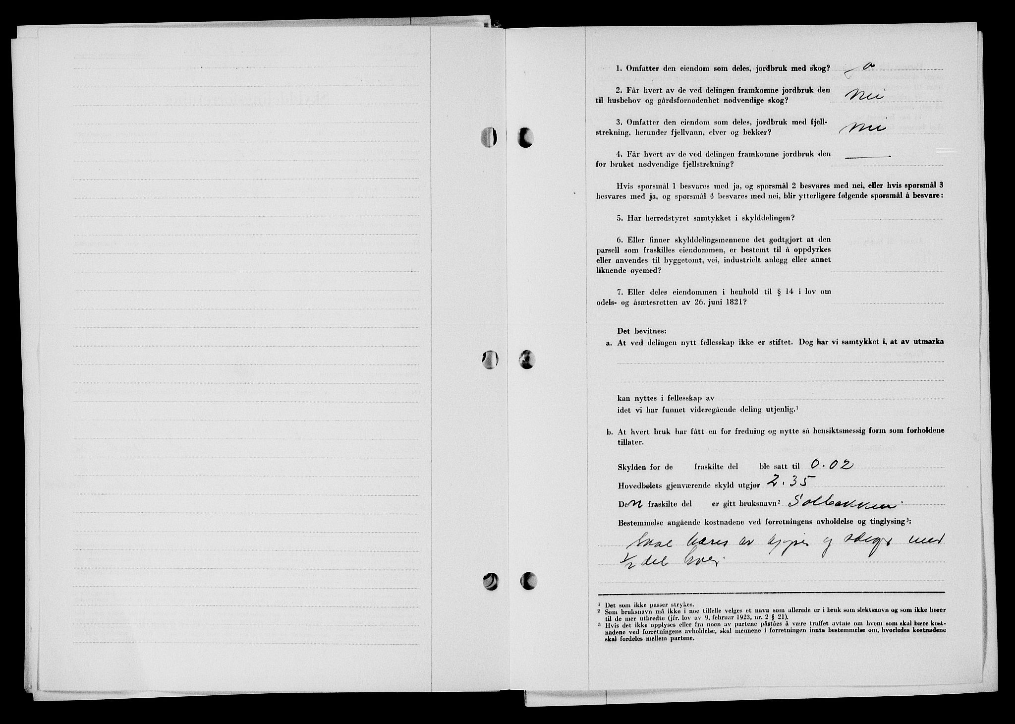 Flekkefjord sorenskriveri, SAK/1221-0001/G/Gb/Gba/L0062: Mortgage book no. A-10, 1947-1947, Diary no: : 887/1947