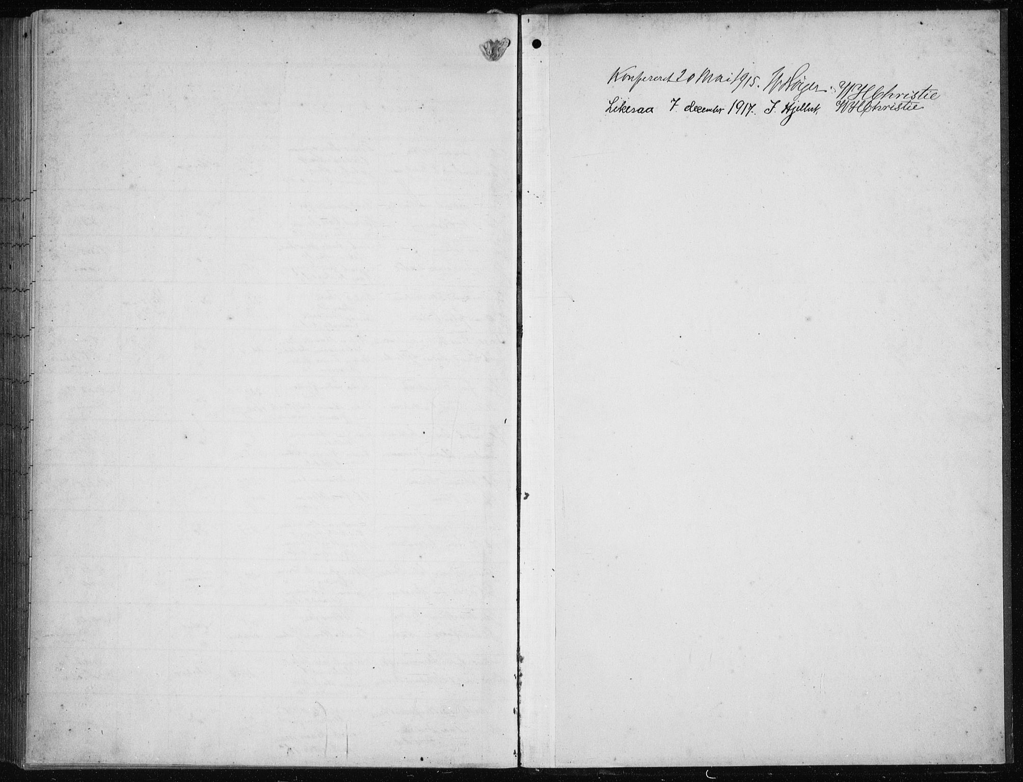 Nykirken Sokneprestembete, AV/SAB-A-77101/H/Haa/L0036: Parish register (official) no. D 6, 1913-1918