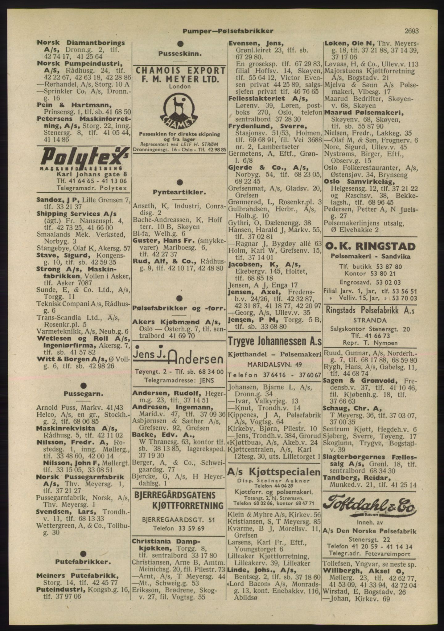 Kristiania/Oslo adressebok, PUBL/-, 1955, p. 2693