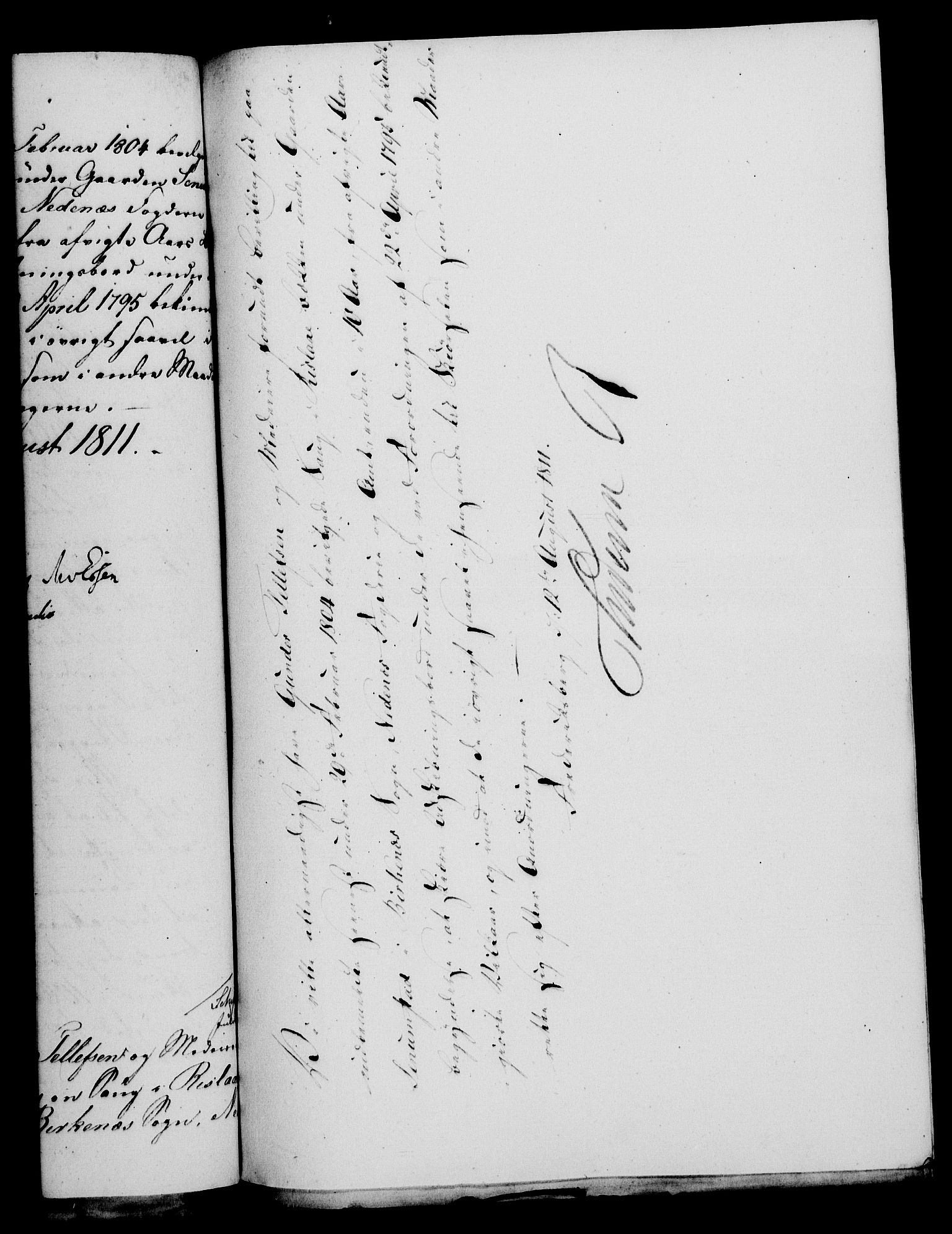 Rentekammeret, Kammerkanselliet, RA/EA-3111/G/Gf/Gfa/L0093: Norsk relasjons- og resolusjonsprotokoll (merket RK 52.93), 1811, p. 470