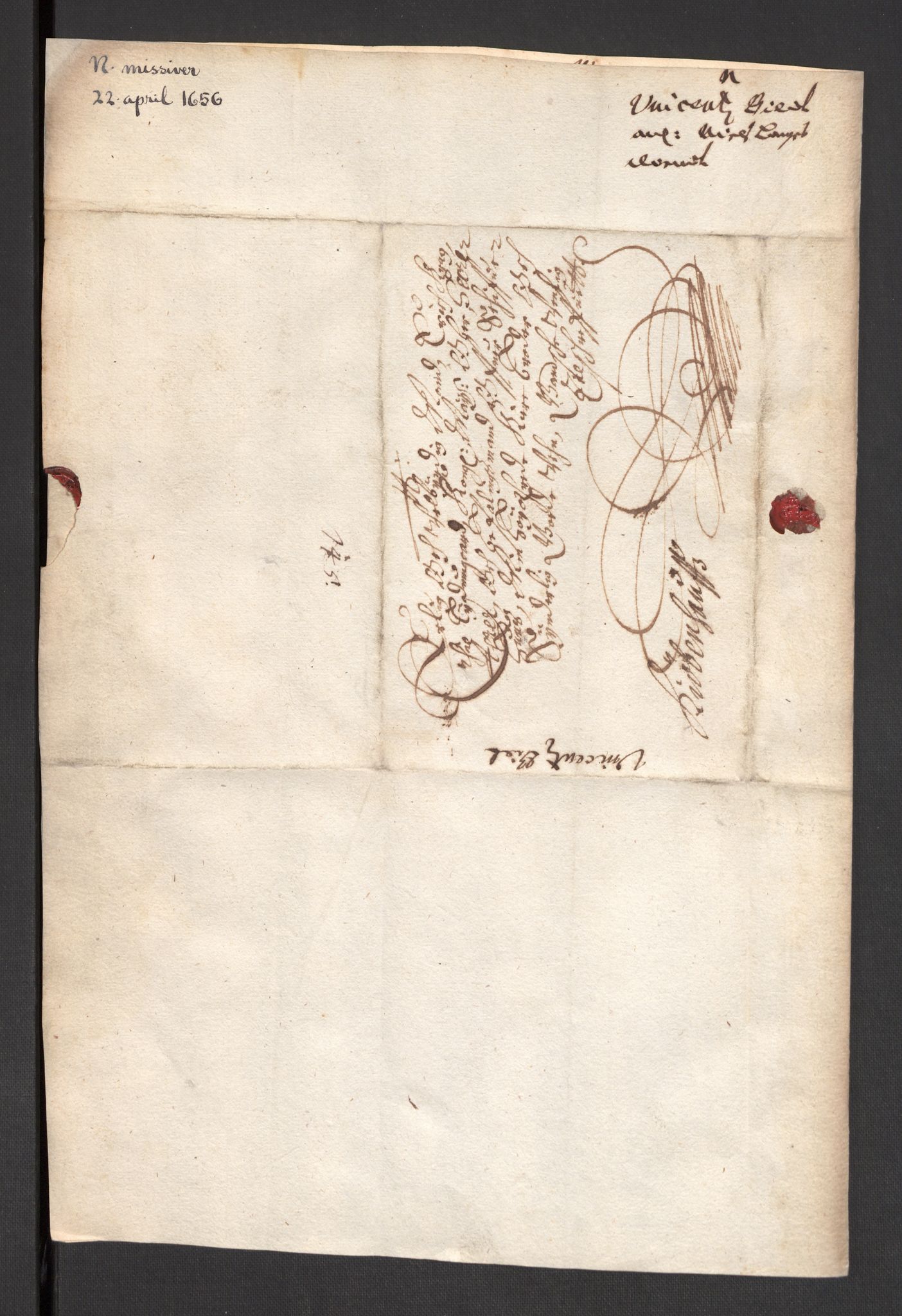 Danske Kanselli 1572-1799, AV/RA-EA-3023/F/Fc/Fcc/Fcca/L0017: Norske innlegg 1572-1799, 1656, p. 4