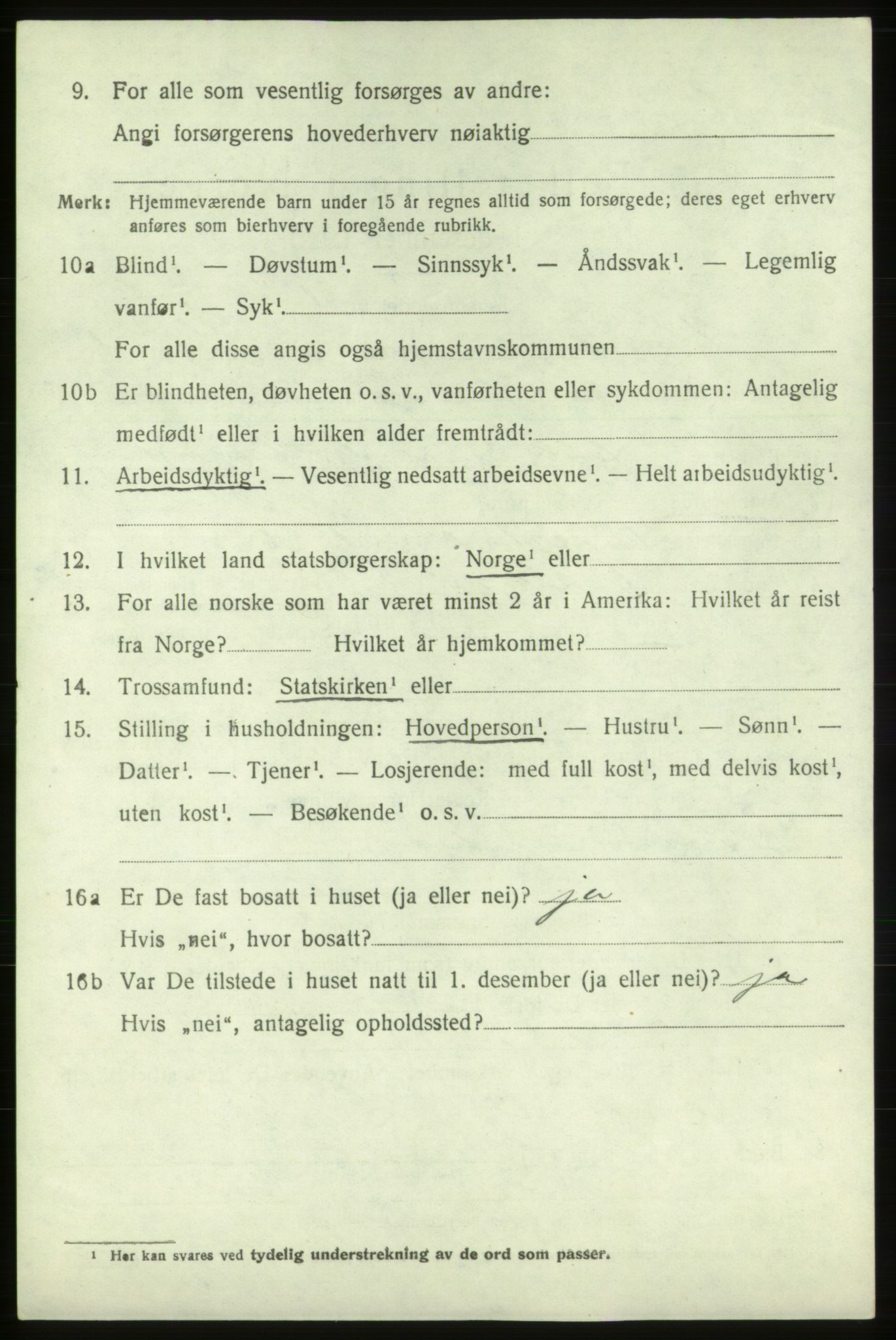 SAB, 1920 census for Vikebygd, 1920, p. 830