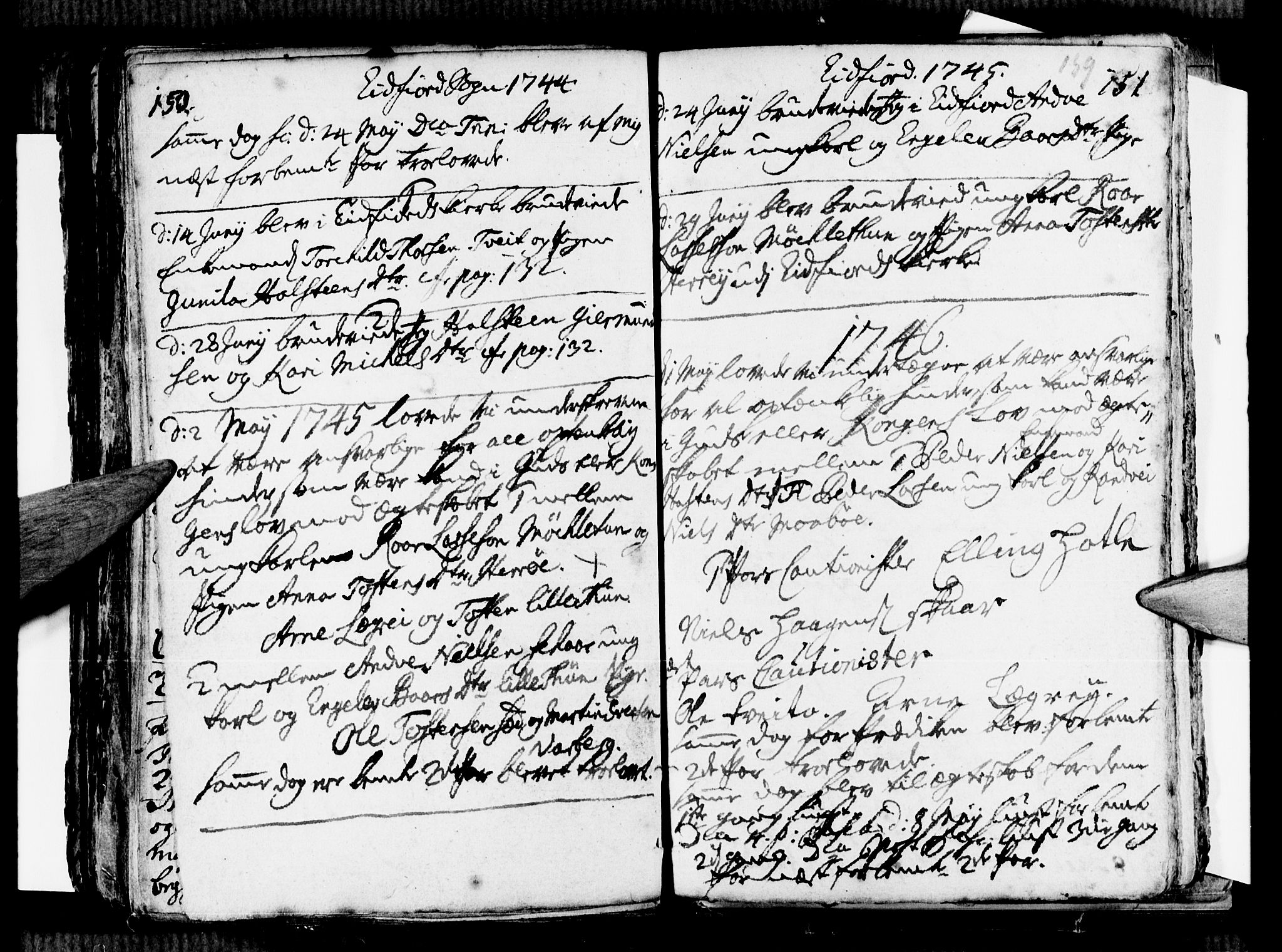 Ulvik sokneprestembete, SAB/A-78801/H/Haa: Parish register (official) no. A 9, 1743-1792, p. 159