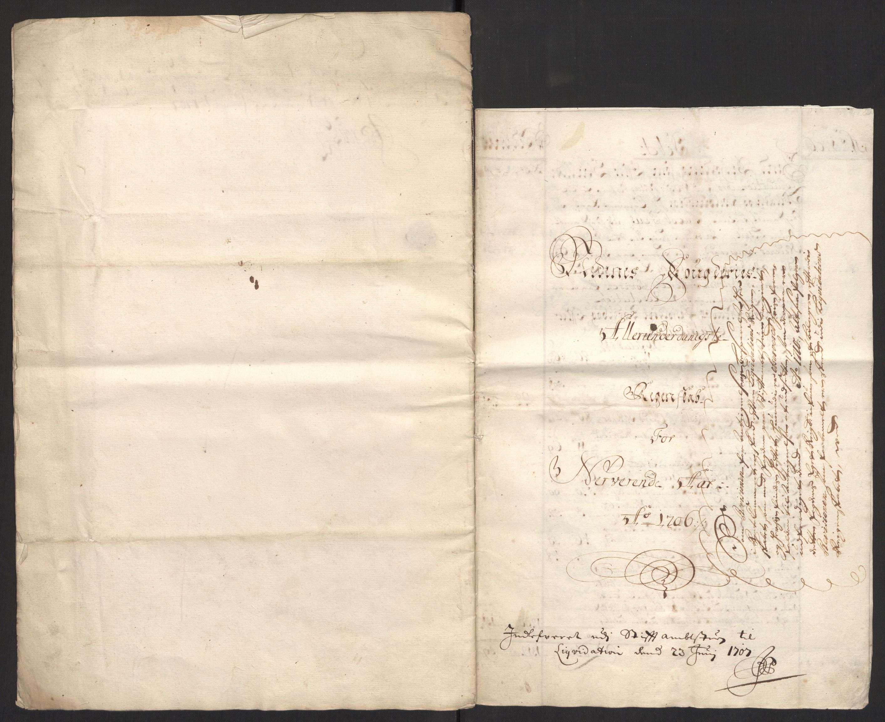 Rentekammeret inntil 1814, Reviderte regnskaper, Fogderegnskap, AV/RA-EA-4092/R39/L2318: Fogderegnskap Nedenes, 1706-1709, p. 9