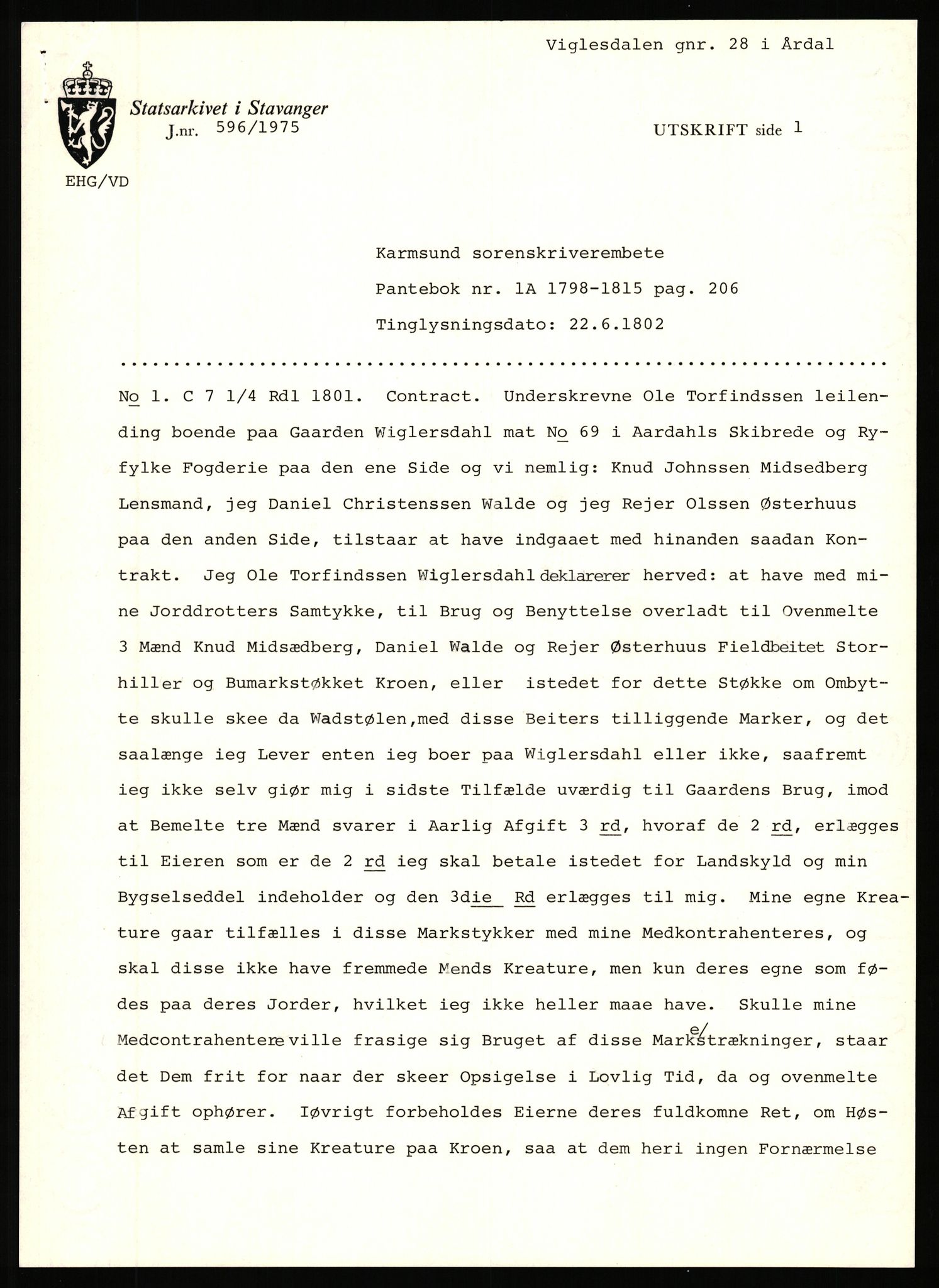 Statsarkivet i Stavanger, AV/SAST-A-101971/03/Y/Yj/L0094: Avskrifter sortert etter gårdsnavn: Vetrhus - Vik i Nerstrand, 1750-1930, p. 541