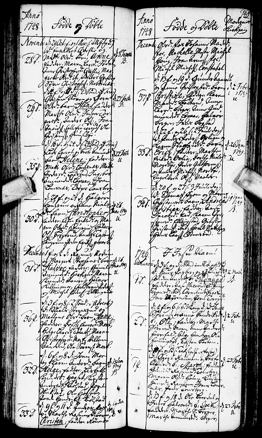 Aurskog prestekontor Kirkebøker, SAO/A-10304a/F/Fa/L0002: Parish register (official) no. I 2, 1735-1766, p. 140