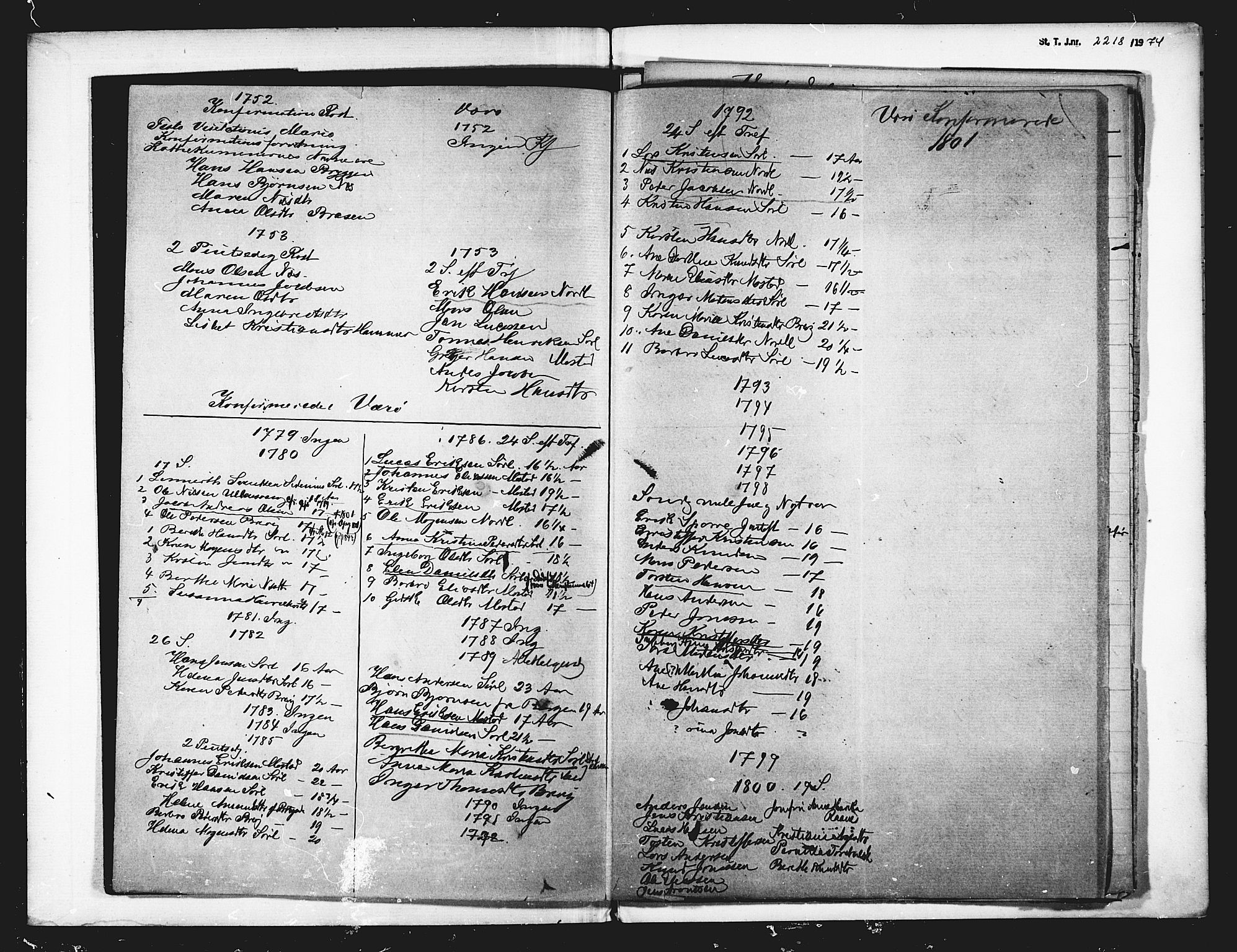 Ministerialprotokoller, klokkerbøker og fødselsregistre - Nordland, AV/SAT-A-1459/807/L0127: Parish register transcript no. 807D01, 1752-1788