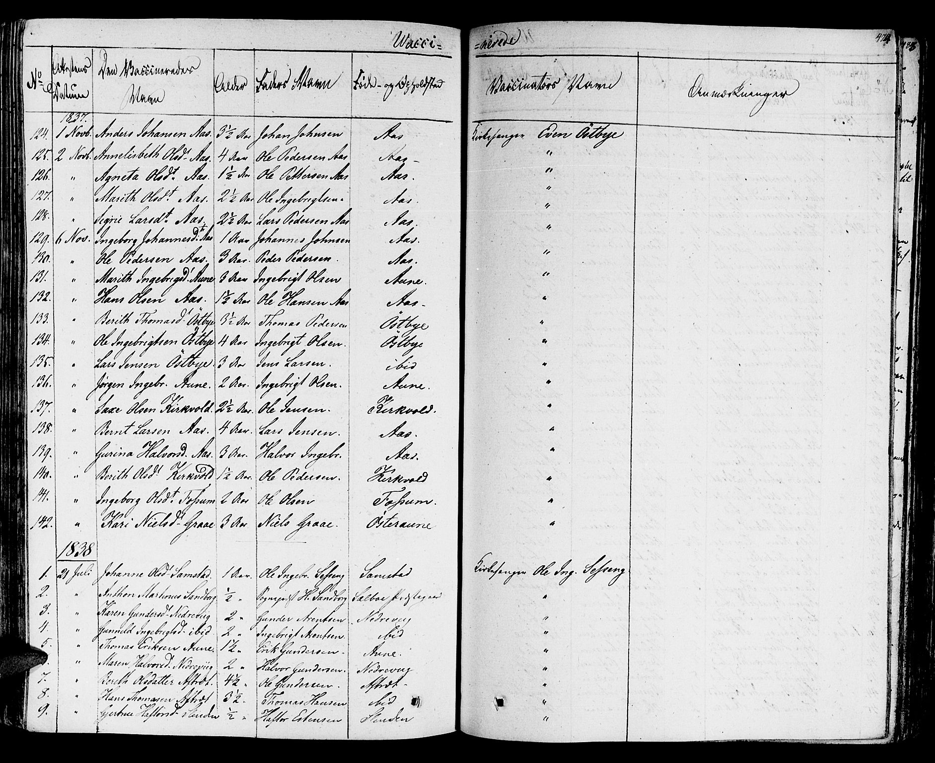 Ministerialprotokoller, klokkerbøker og fødselsregistre - Sør-Trøndelag, SAT/A-1456/695/L1143: Parish register (official) no. 695A05 /1, 1824-1842, p. 474