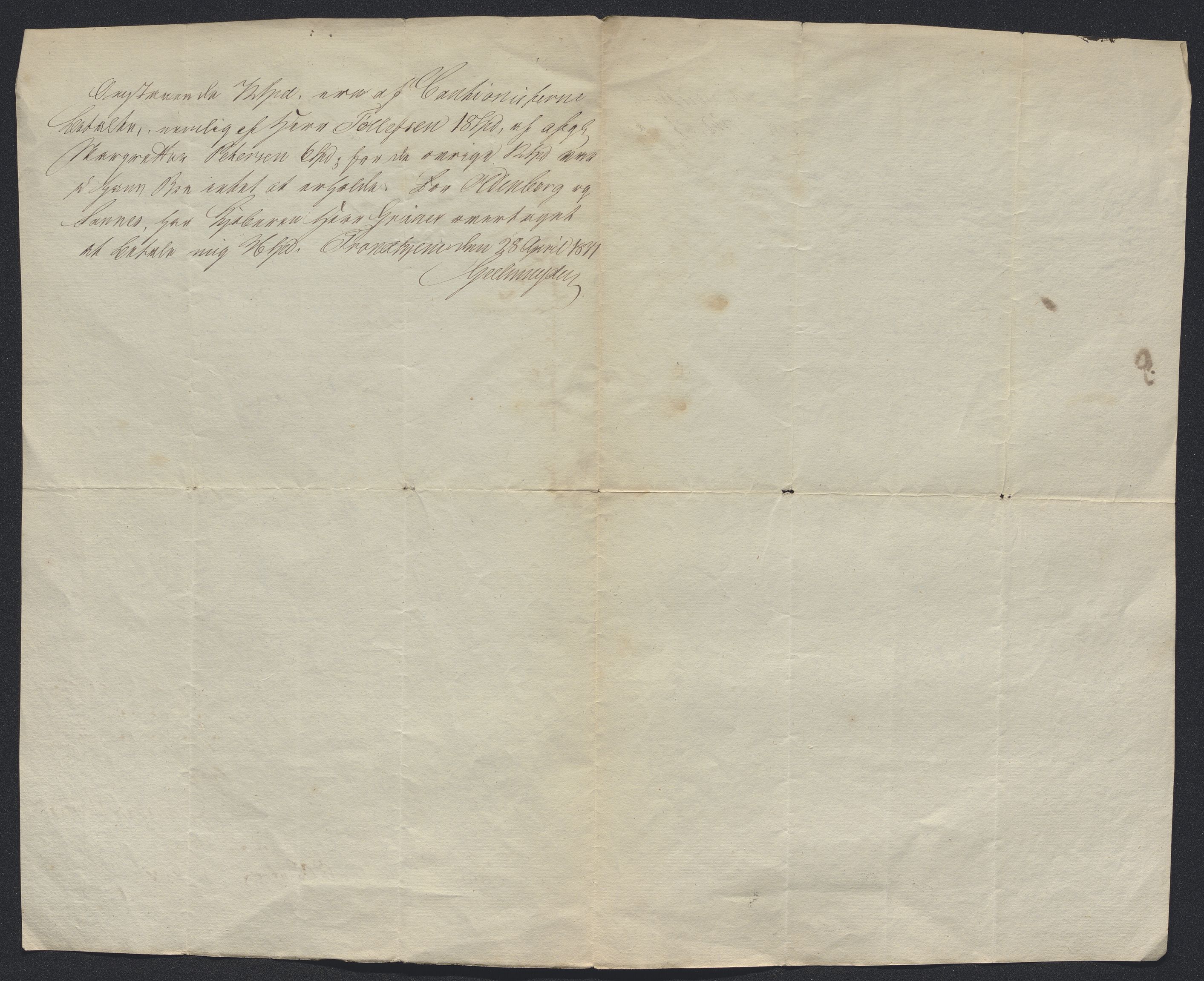 Tellefsen, Johan Christian, AV/RA-PA-0792/Fa/L0001: --, 1738-1856, p. 260