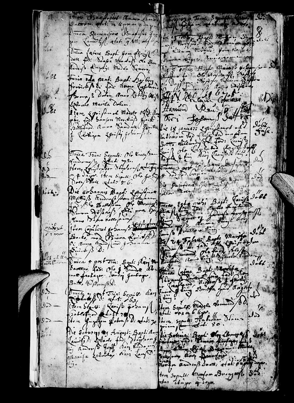 Os sokneprestembete, SAB/A-99929: Parish register (official) no. A 5, 1669-1760, p. 8