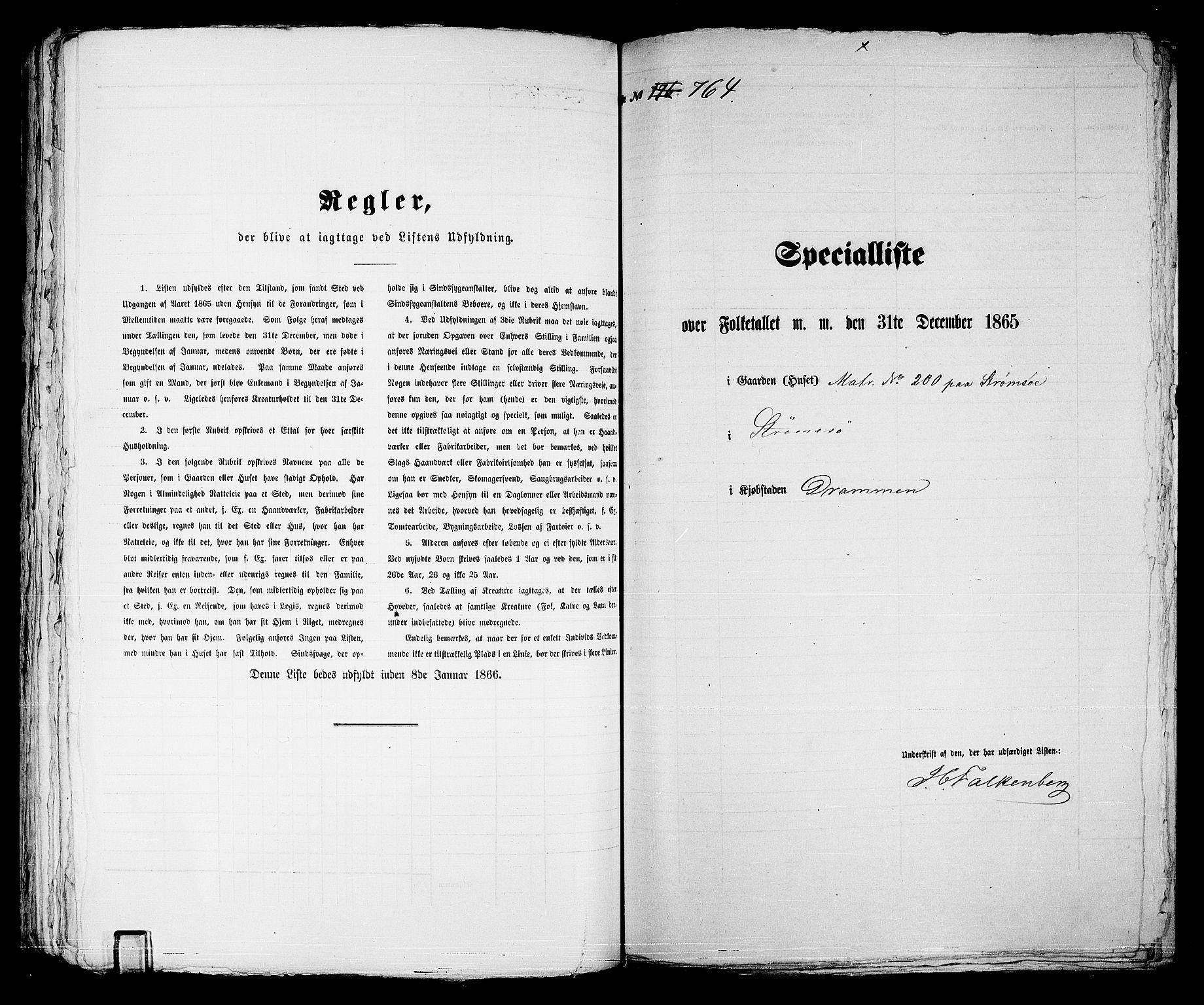 RA, 1865 census for Strømsø in Drammen, 1865, p. 341
