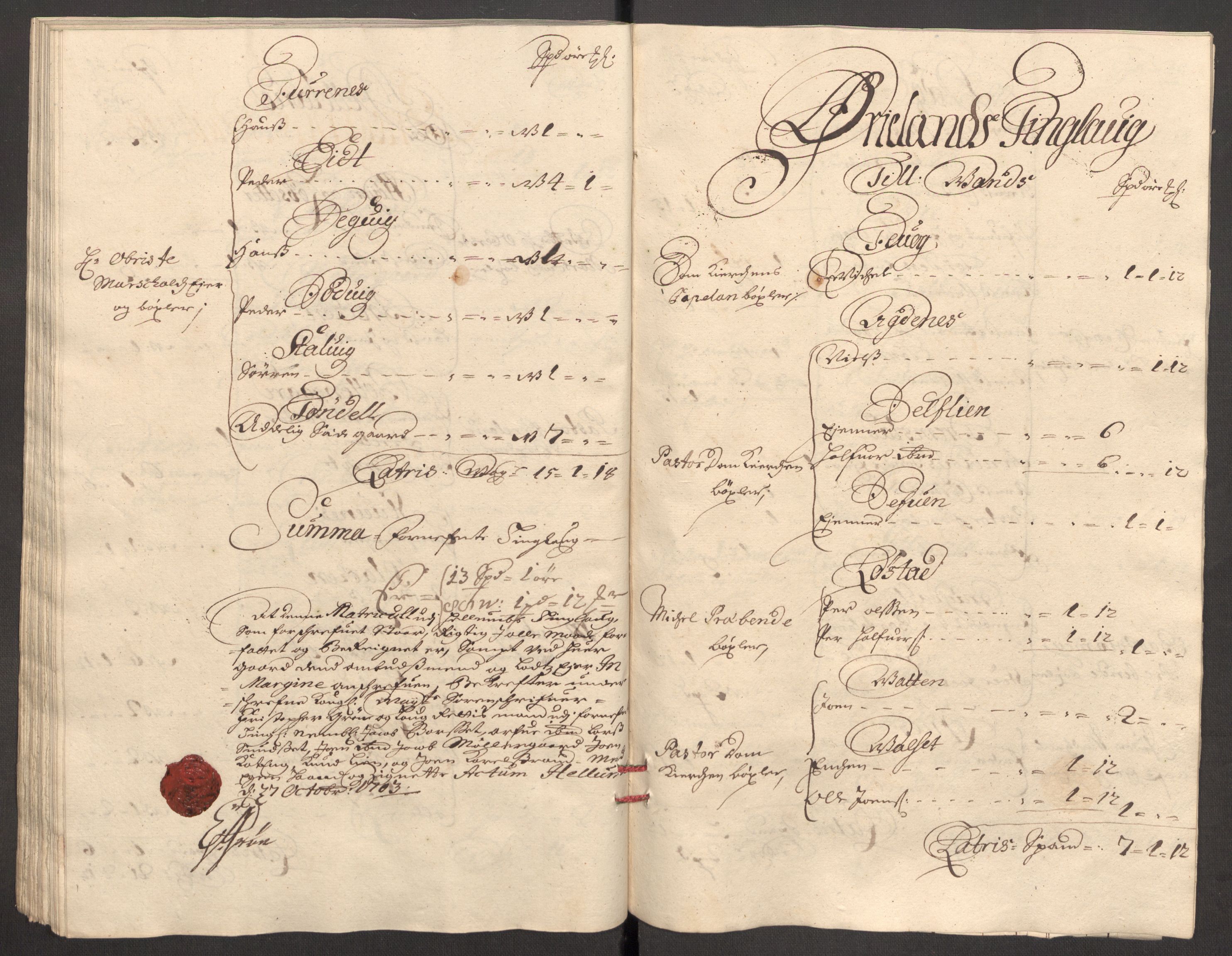 Rentekammeret inntil 1814, Reviderte regnskaper, Fogderegnskap, AV/RA-EA-4092/R57/L3855: Fogderegnskap Fosen, 1702-1703, p. 297