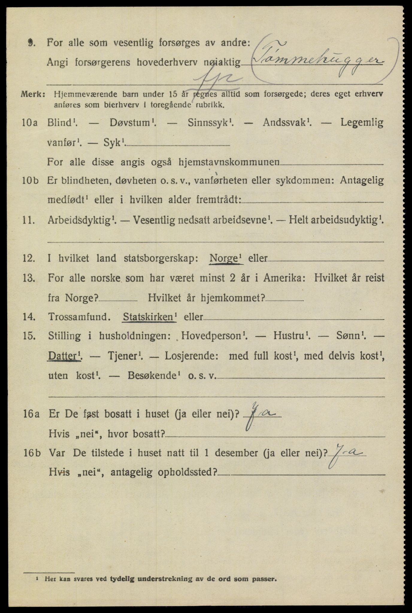 SAKO, 1920 census for Heddal, 1920, p. 7927