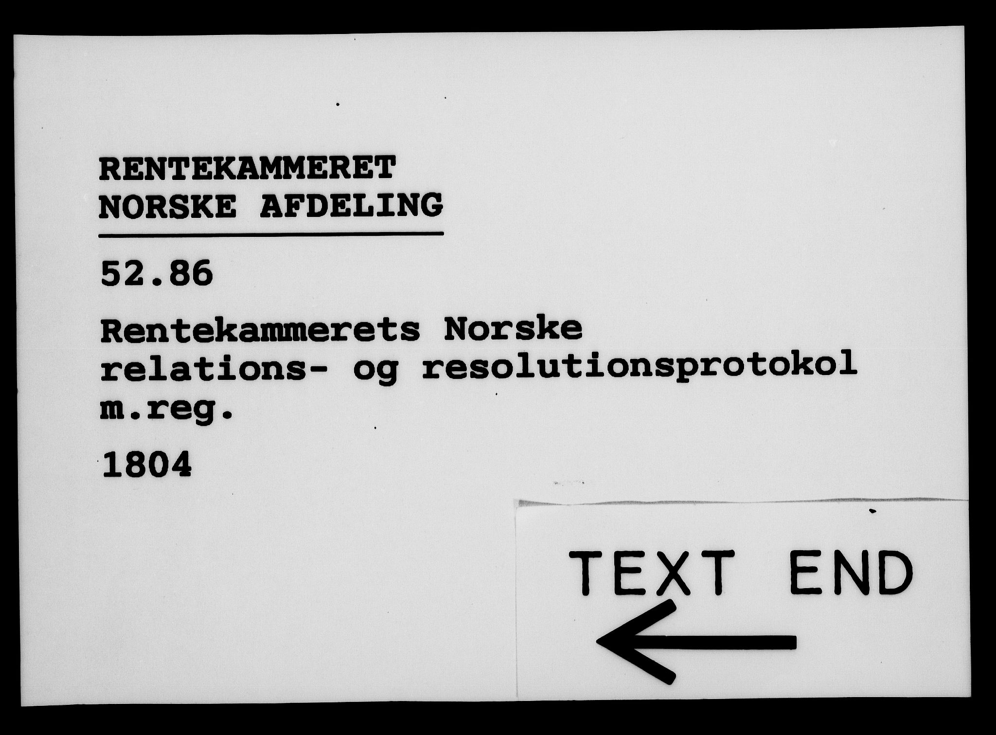 Rentekammeret, Kammerkanselliet, AV/RA-EA-3111/G/Gf/Gfa/L0086: Norsk relasjons- og resolusjonsprotokoll (merket RK 52.86), 1804, p. 958