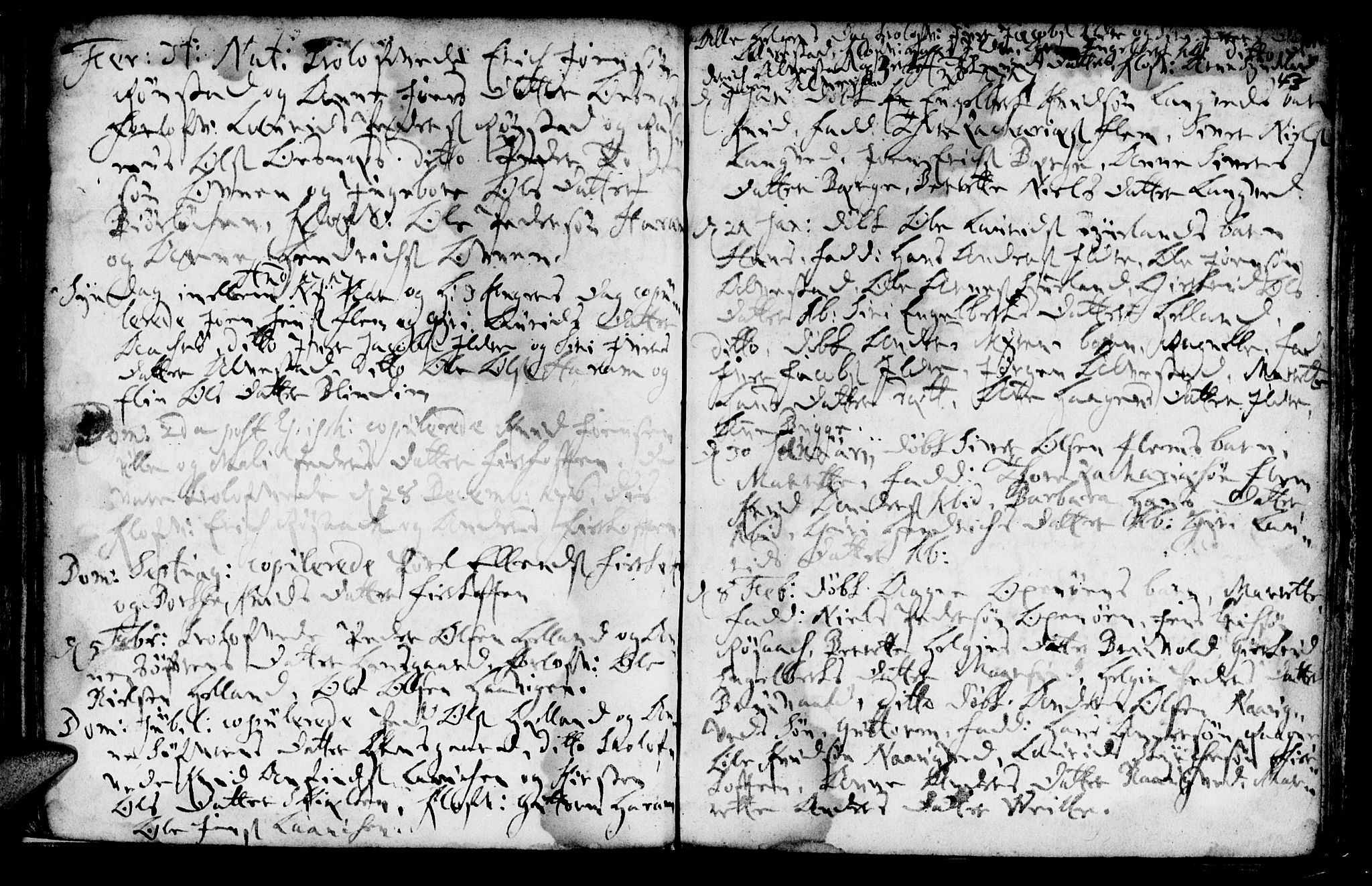 Ministerialprotokoller, klokkerbøker og fødselsregistre - Møre og Romsdal, SAT/A-1454/536/L0491: Parish register (official) no. 536A01 /1, 1689-1737, p. 43