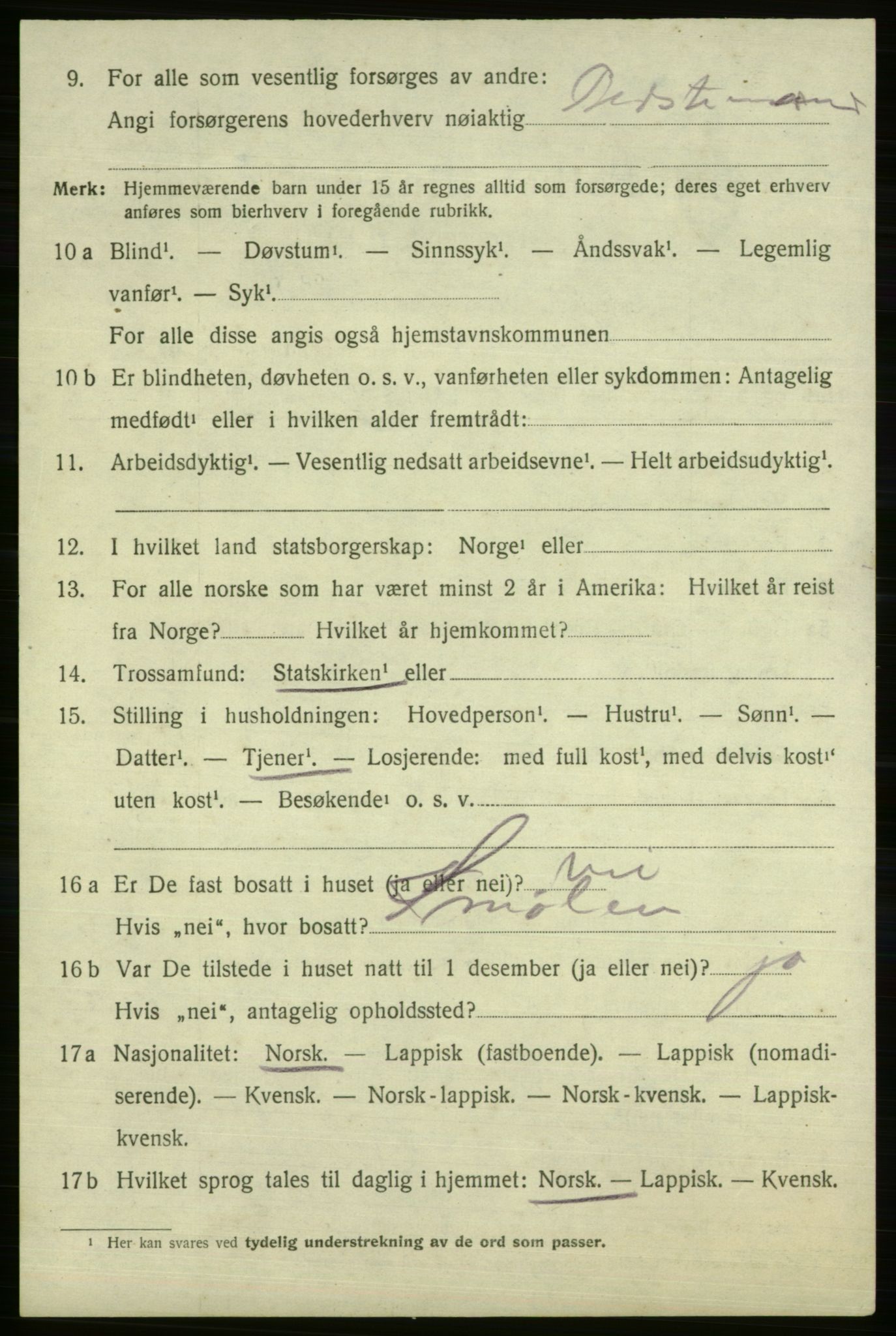 SATØ, 1920 census for Vardø rural district, 1920, p. 2571