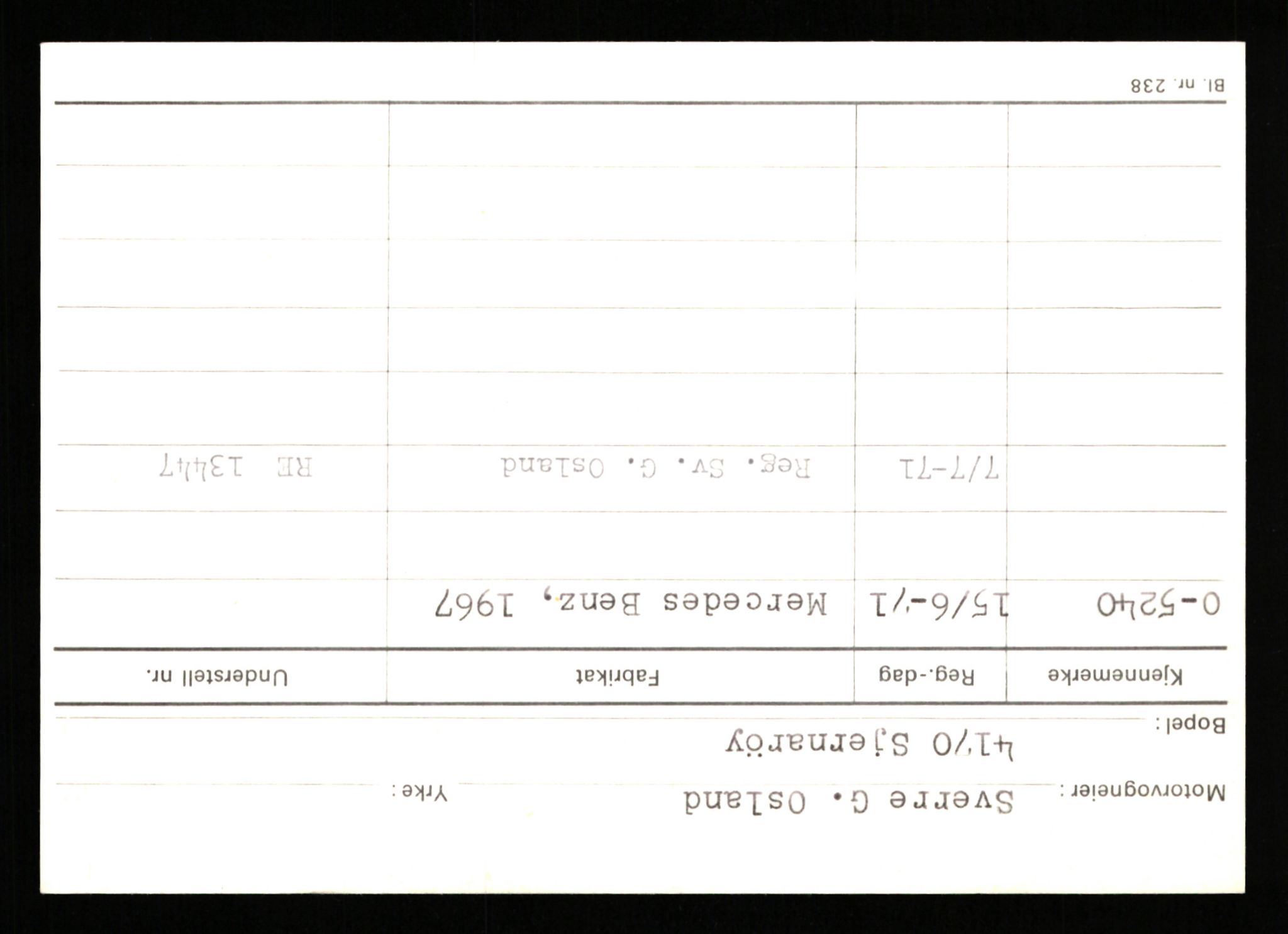 Stavanger trafikkstasjon, AV/SAST-A-101942/0/G/L0001: Registreringsnummer: 0 - 5782, 1930-1971, p. 3093