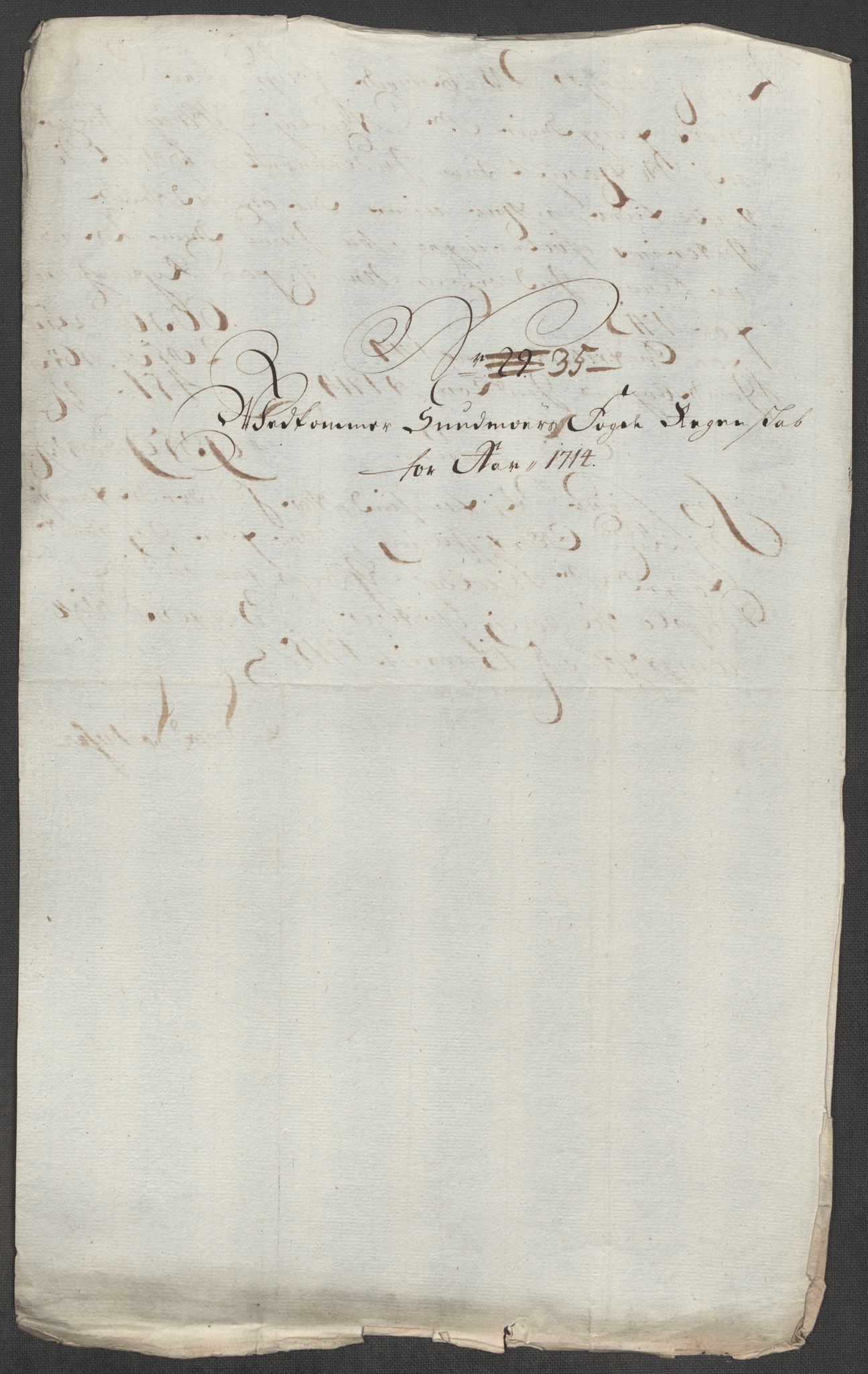 Rentekammeret inntil 1814, Reviderte regnskaper, Fogderegnskap, AV/RA-EA-4092/R54/L3566: Fogderegnskap Sunnmøre, 1714, p. 262