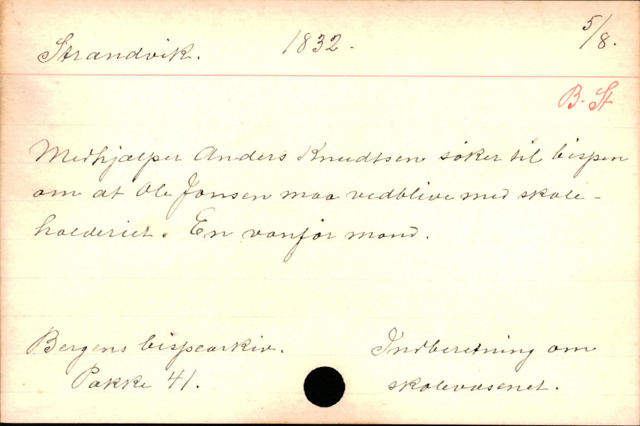 Haugen, Johannes - lærer, AV/SAB-SAB/PA-0036/01/L0001: Om klokkere og lærere, 1521-1904, p. 2500