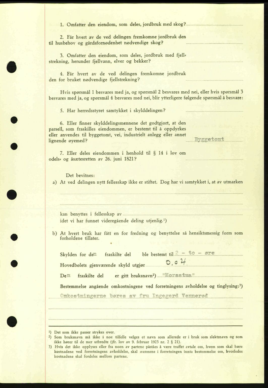 Tønsberg sorenskriveri, AV/SAKO-A-130/G/Ga/Gaa/L0011: Mortgage book no. A11, 1941-1942, Diary no: : 1492/1942