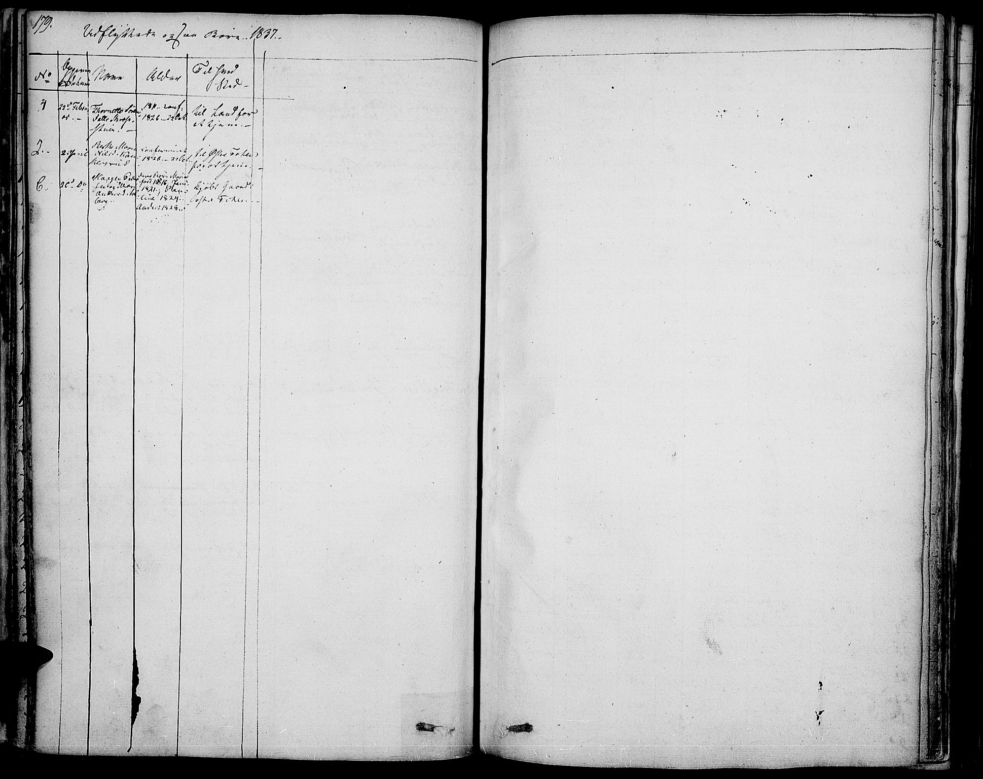 Vestre Toten prestekontor, AV/SAH-PREST-108/H/Ha/Haa/L0002: Parish register (official) no. 2, 1825-1837, p. 179