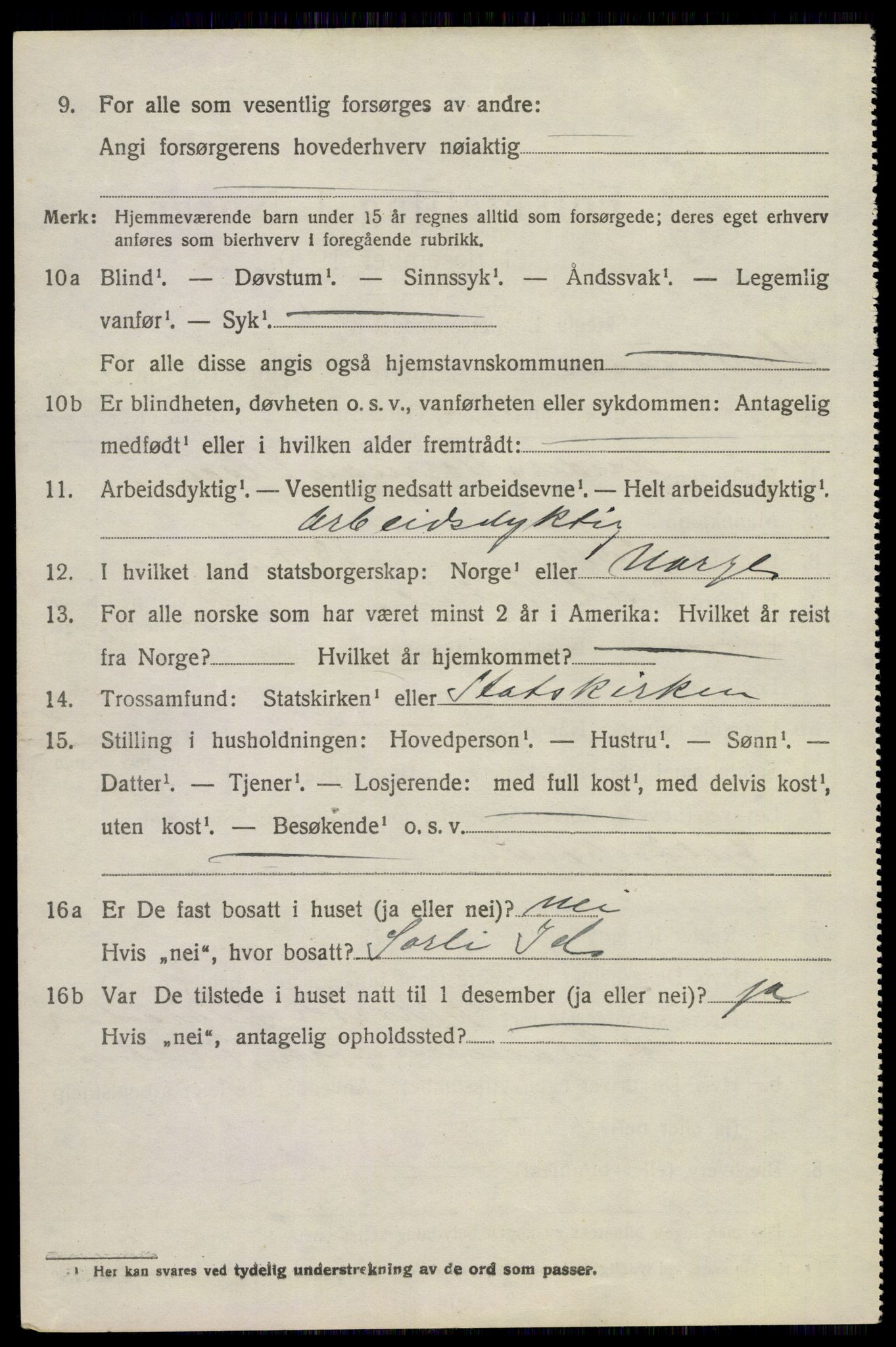 SAKO, 1920 census for Hedrum, 1920, p. 3992