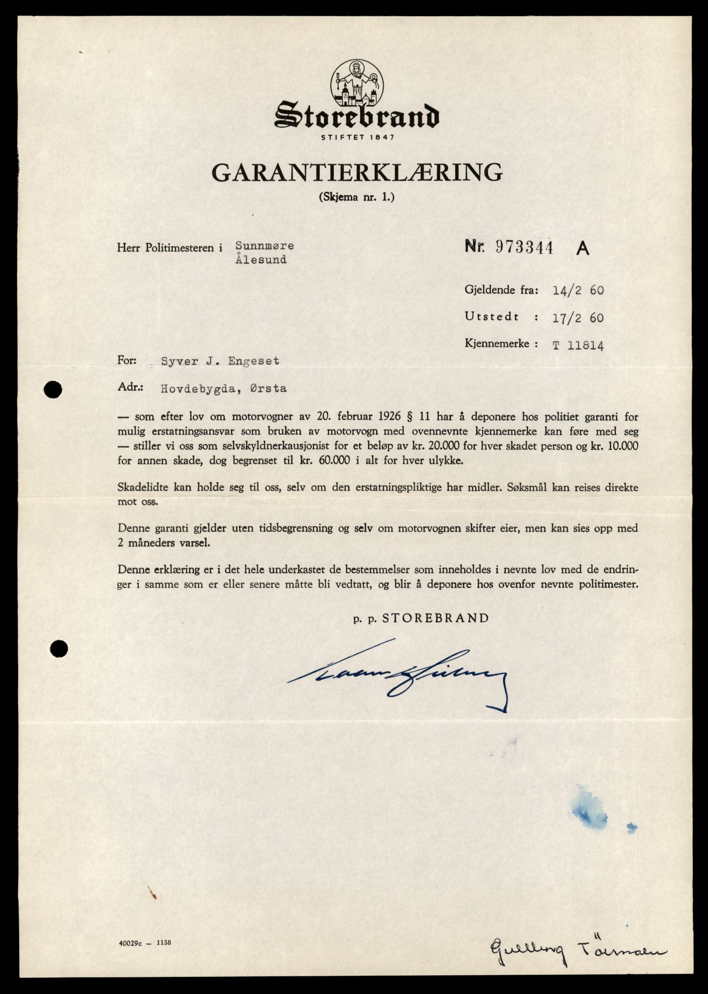 Møre og Romsdal vegkontor - Ålesund trafikkstasjon, AV/SAT-A-4099/F/Fe/L0031: Registreringskort for kjøretøy T 11800 - T 11996, 1927-1998, p. 305
