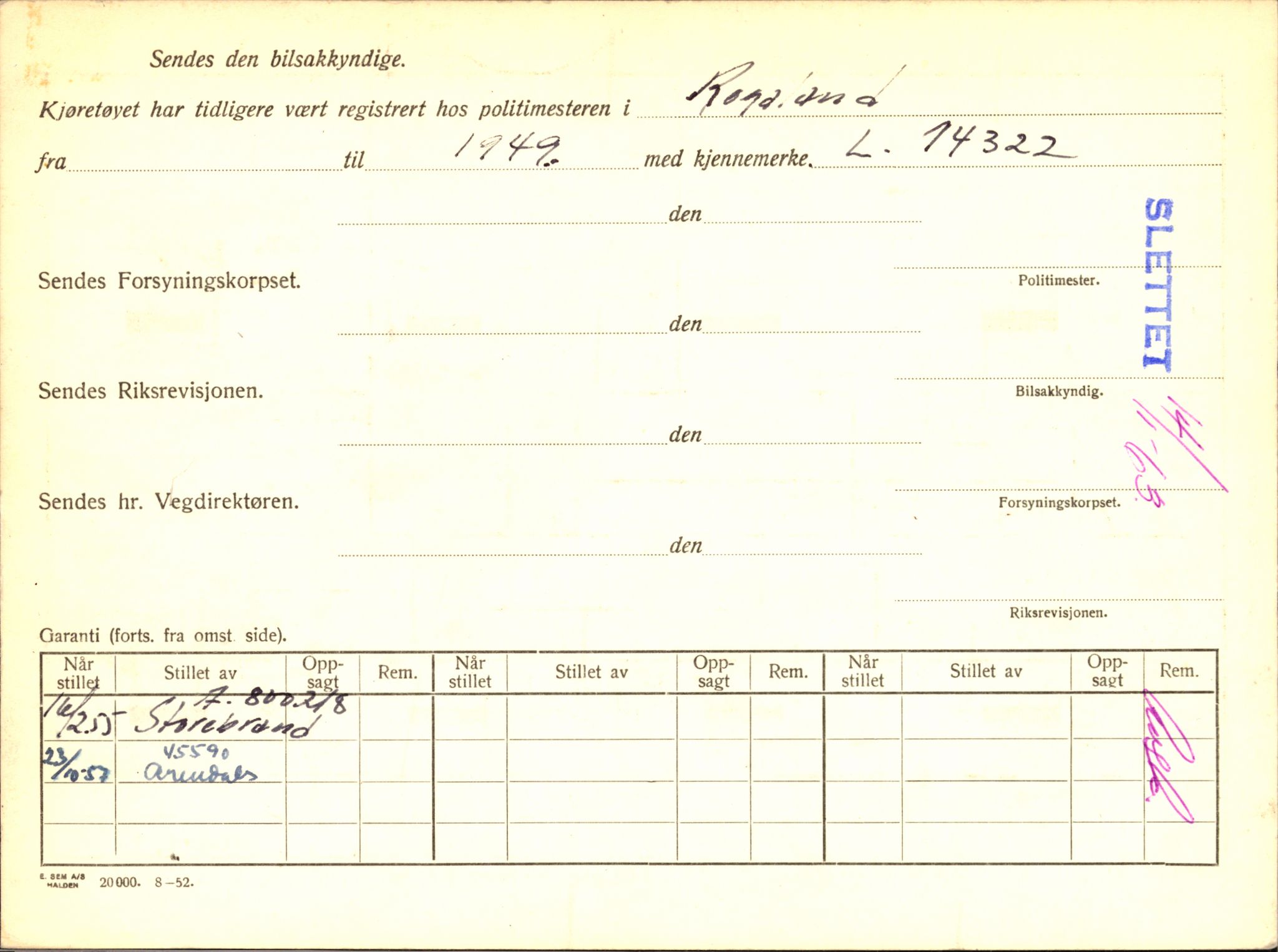 Stavanger trafikkstasjon, AV/SAST-A-101942/0/F/L0042: L-24600 - L-25233, 1930-1971, p. 1222