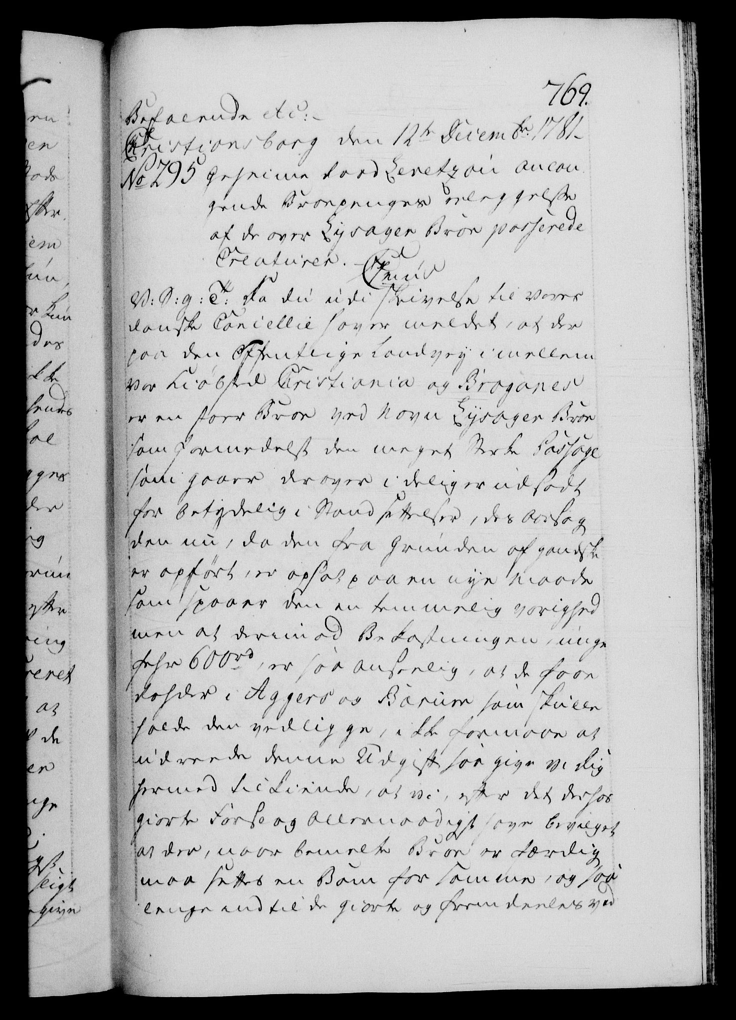 Danske Kanselli 1572-1799, AV/RA-EA-3023/F/Fc/Fca/Fcab/L0042: Norske tegnelser, 1777-1781, p. 769a