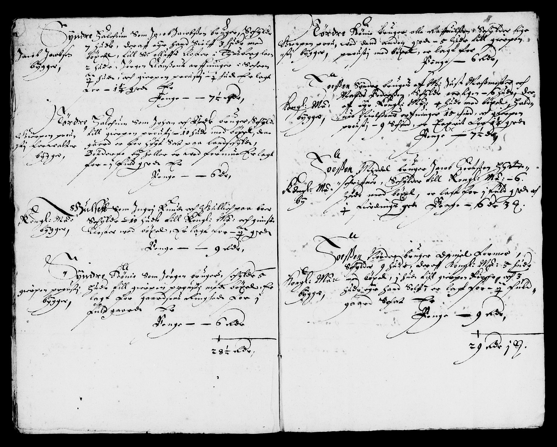 Rentekammeret inntil 1814, Reviderte regnskaper, Lensregnskaper, AV/RA-EA-5023/R/Rb/Rbp/L0035: Bratsberg len, 1648-1650