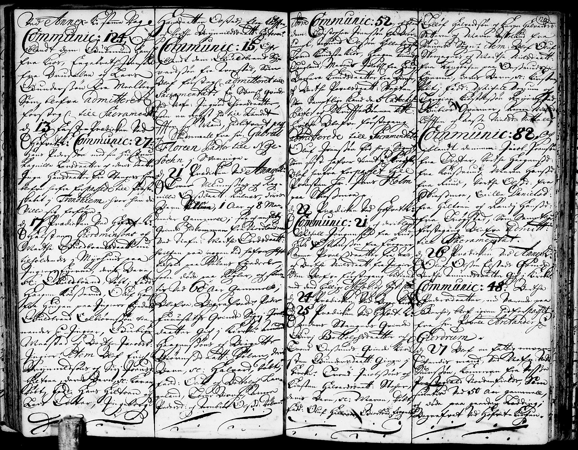 Ullensaker prestekontor Kirkebøker, AV/SAO-A-10236a/F/Fa/L0001: Parish register (official) no. I 1, 1689-1701, p. 120