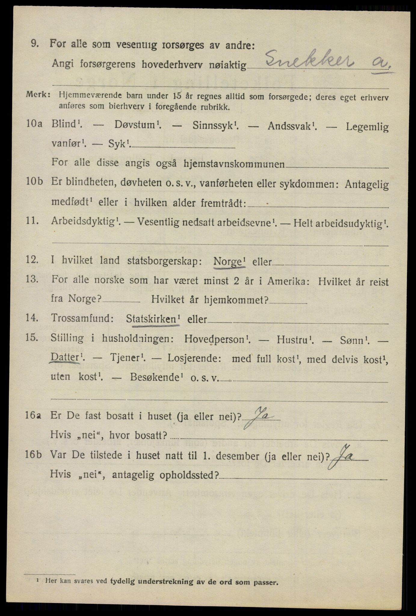 SAO, 1920 census for Feiring, 1920, p. 757