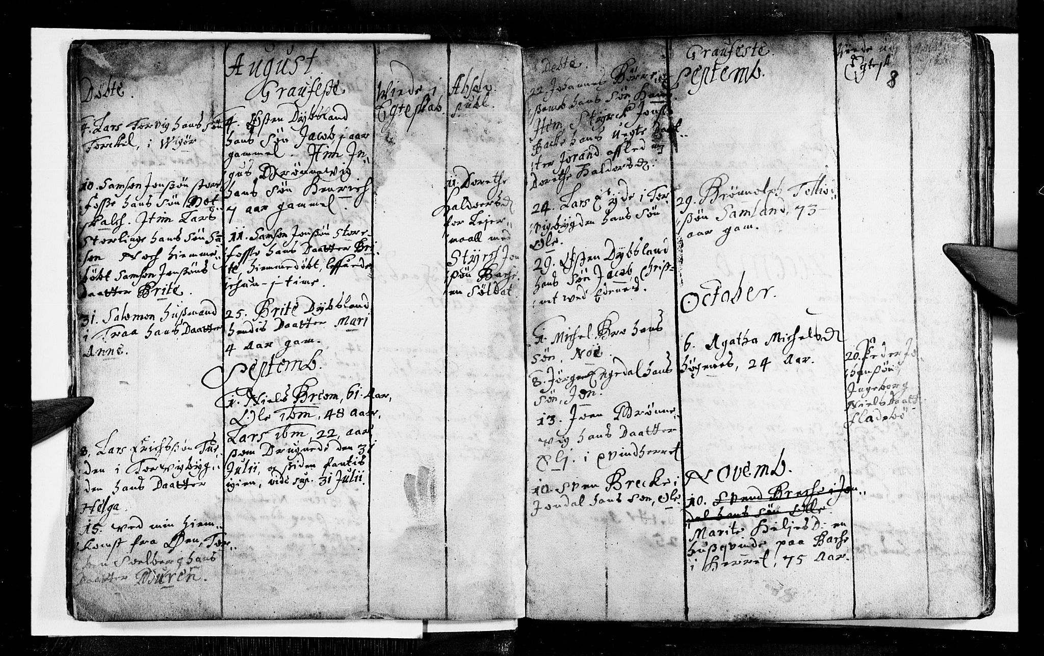 Strandebarm sokneprestembete, AV/SAB-A-78401/H/Haa: Parish register (official) no. A 1, 1670-1726, p. 8