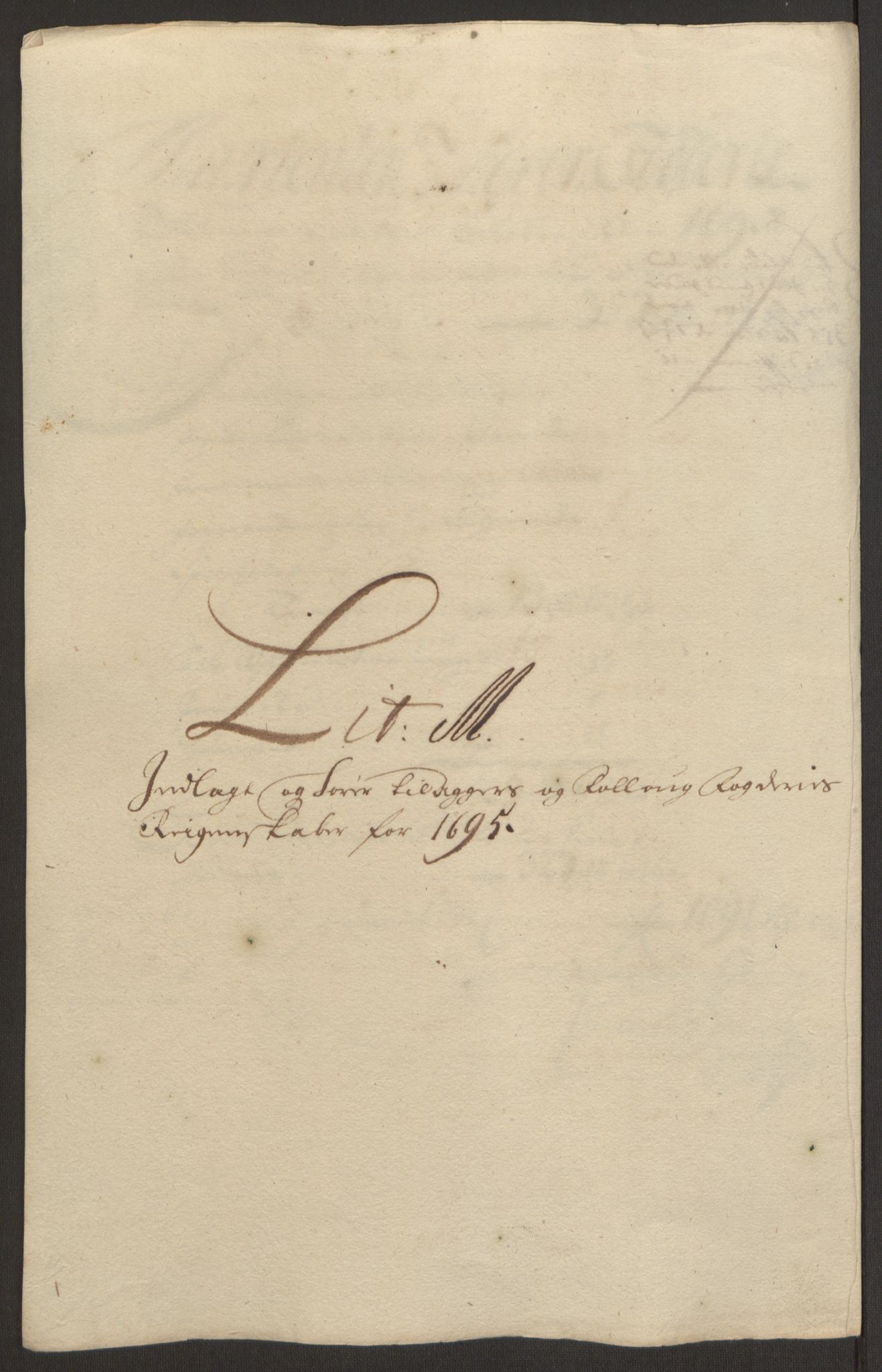 Rentekammeret inntil 1814, Reviderte regnskaper, Fogderegnskap, AV/RA-EA-4092/R10/L0439: Fogderegnskap Aker og Follo, 1695, p. 170