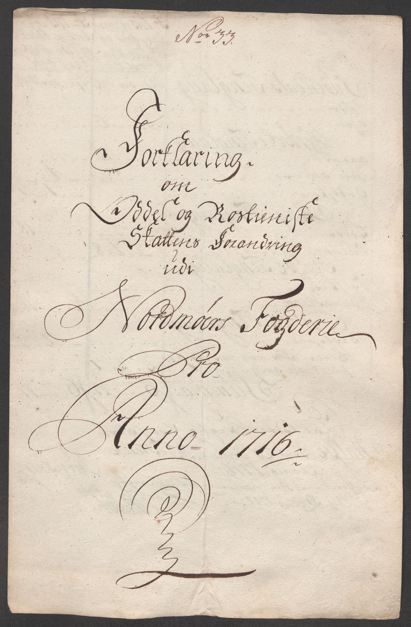 Rentekammeret inntil 1814, Reviderte regnskaper, Fogderegnskap, RA/EA-4092/R56/L3749: Fogderegnskap Nordmøre, 1716, p. 189