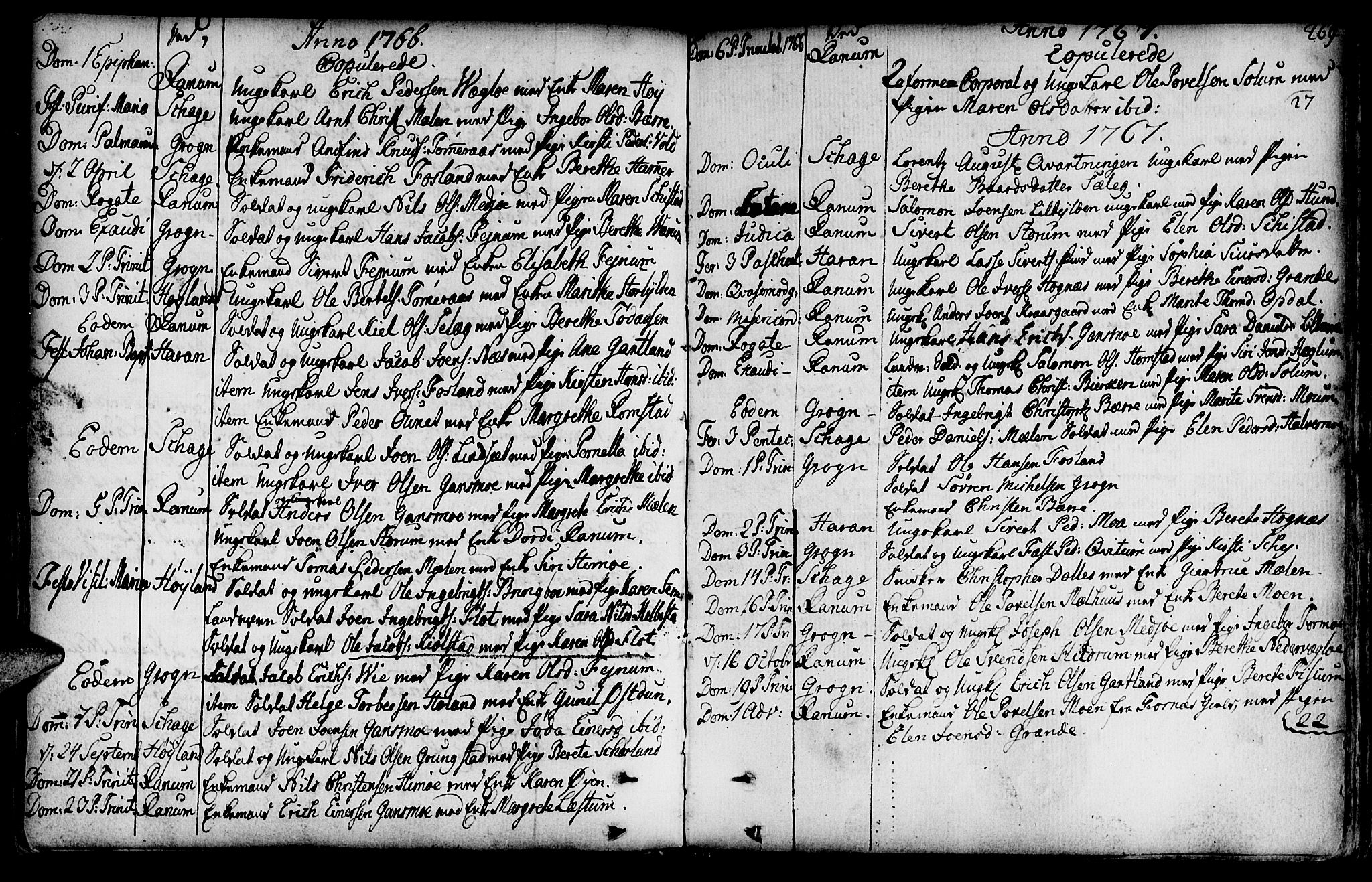Ministerialprotokoller, klokkerbøker og fødselsregistre - Nord-Trøndelag, SAT/A-1458/764/L0542: Parish register (official) no. 764A02, 1748-1779, p. 269