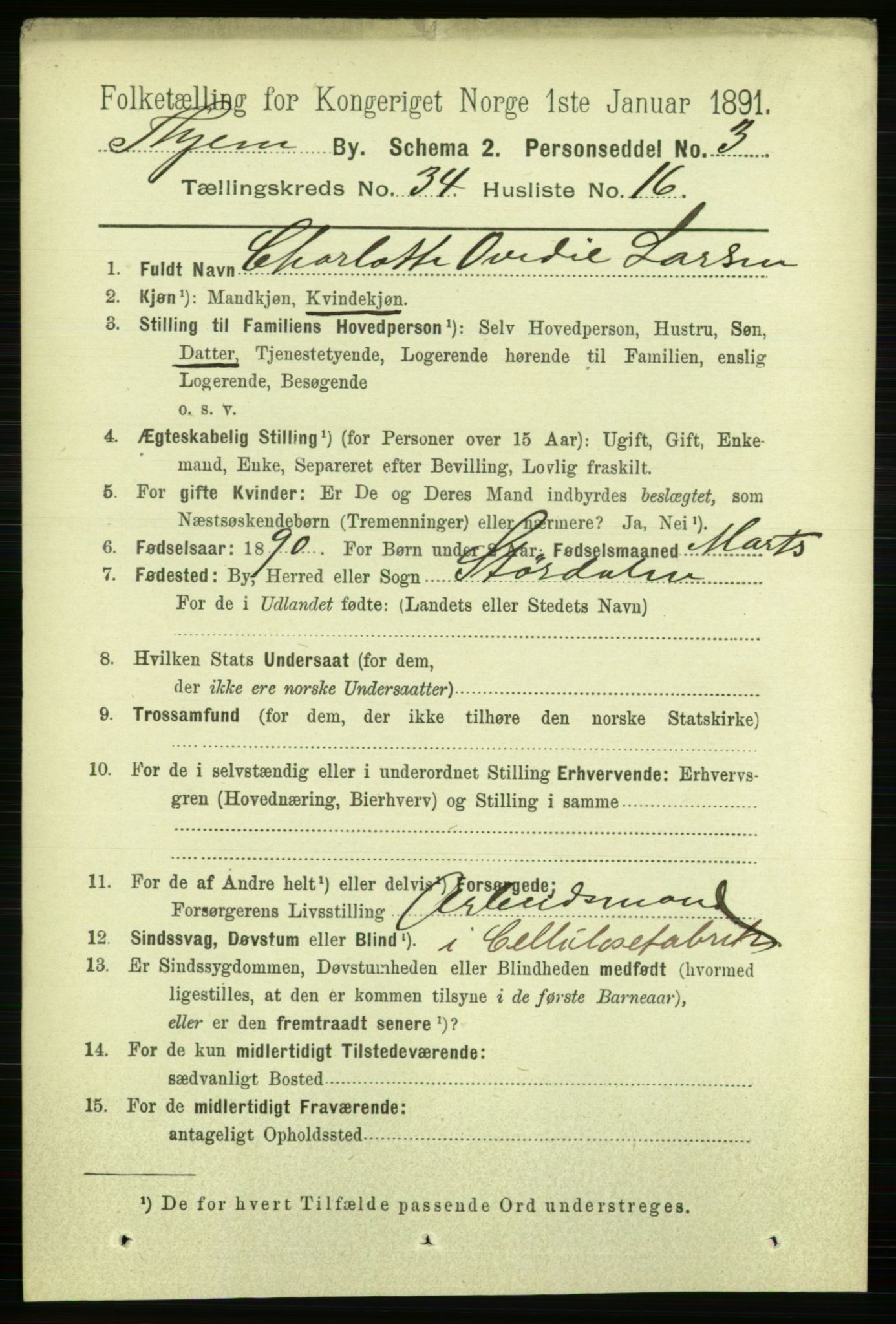 RA, 1891 census for 1601 Trondheim, 1891, p. 25837