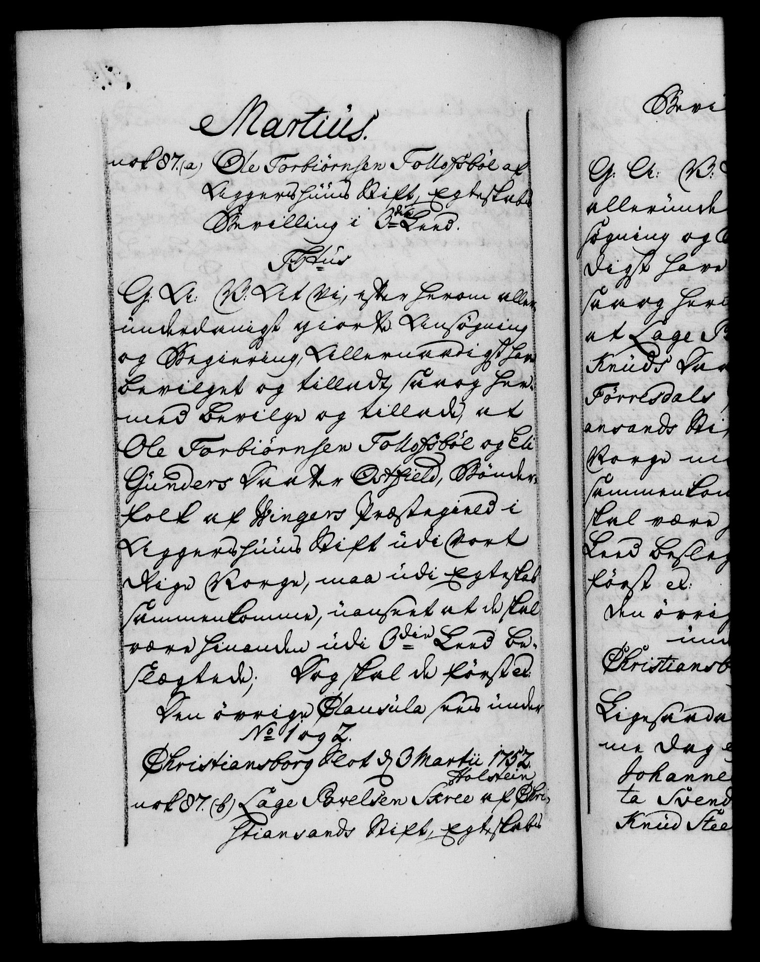 Danske Kanselli 1572-1799, AV/RA-EA-3023/F/Fc/Fca/Fcaa/L0037: Norske registre, 1751-1752, p. 514b