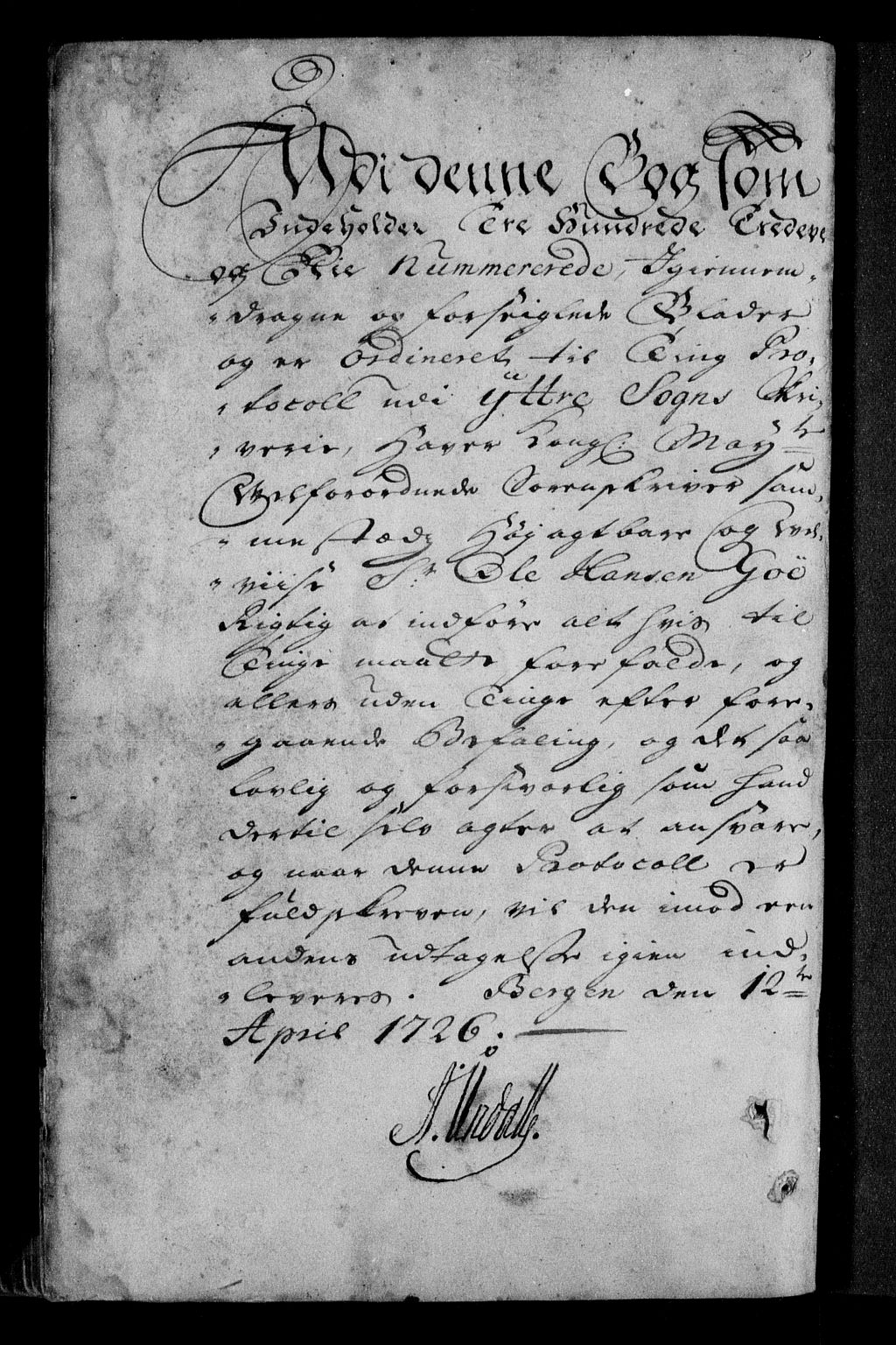 Ytre Sogn tingrett, SAB/A-2601/1/F/Fa/L0030: Tingbok (justisprotokoll), 1726-1728