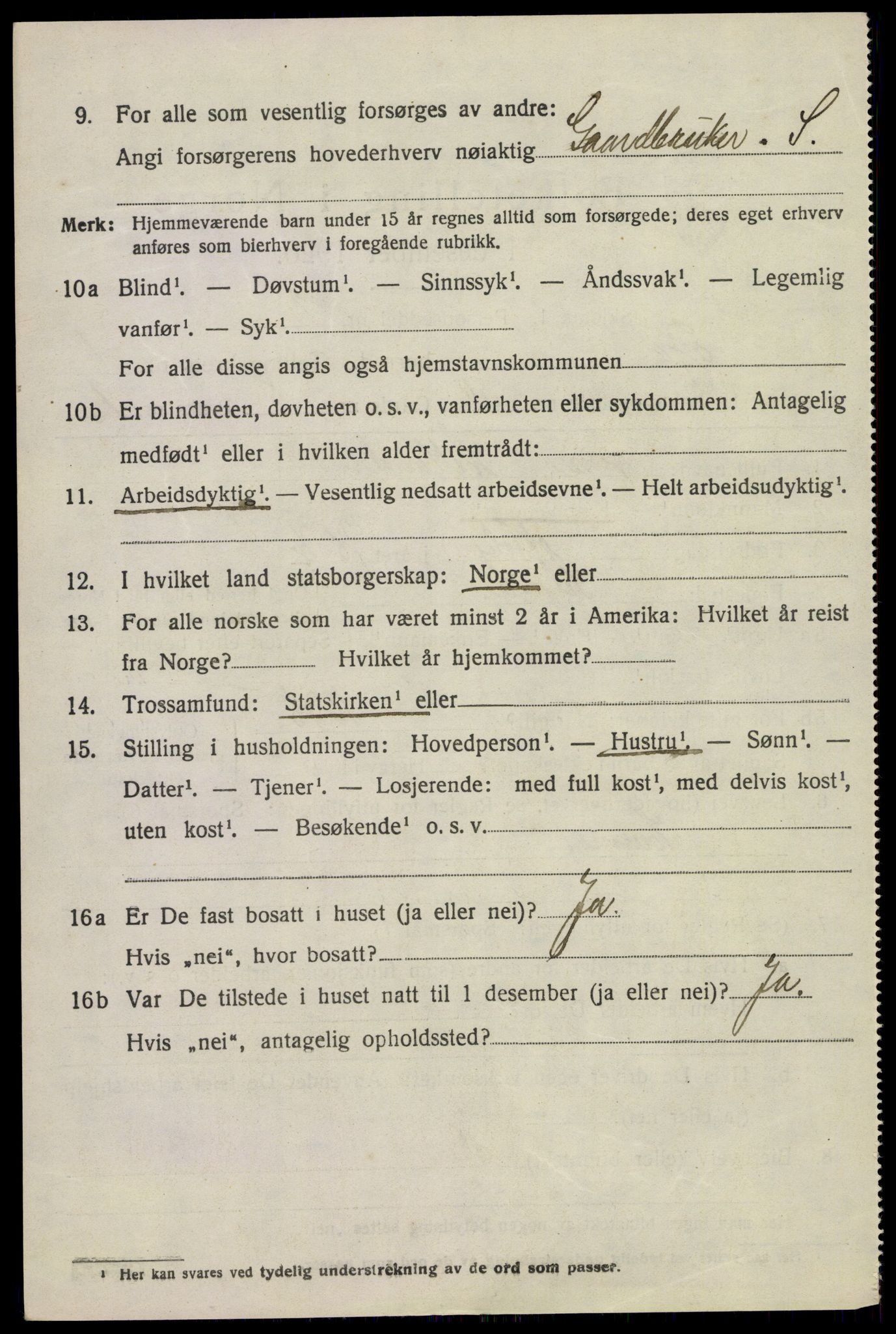 SAKO, 1920 census for Bø (Telemark), 1920, p. 1755