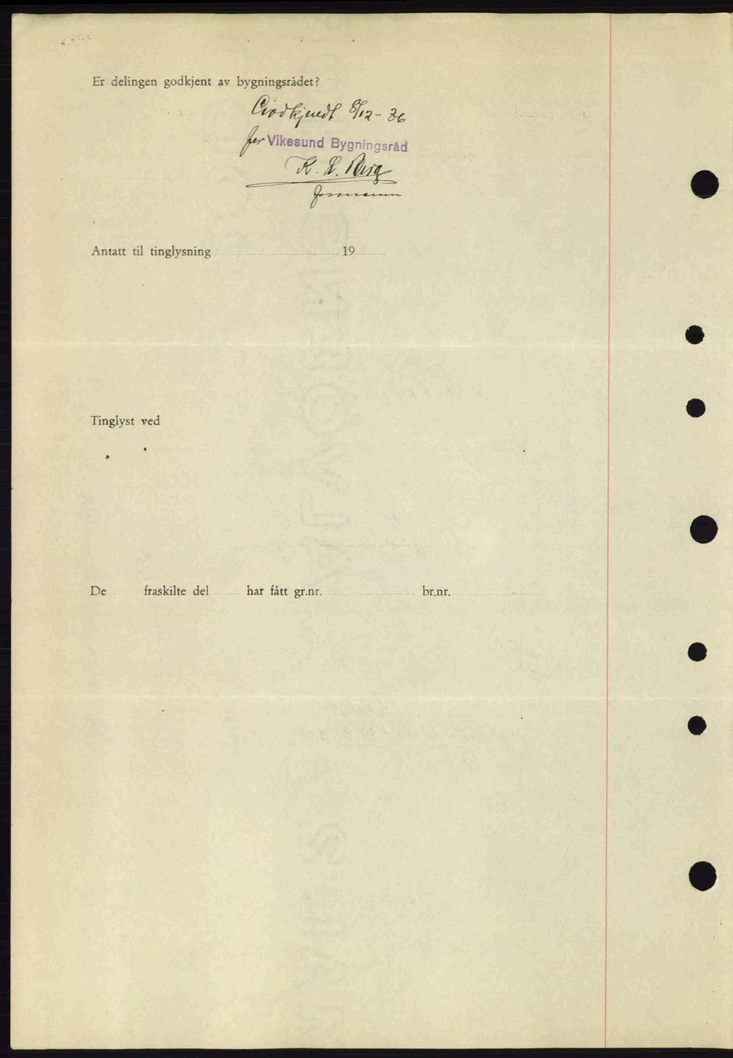 Eiker, Modum og Sigdal sorenskriveri, SAKO/A-123/G/Ga/Gab/L0034: Mortgage book no. A4, 1936-1937, Diary no: : 3044/1936