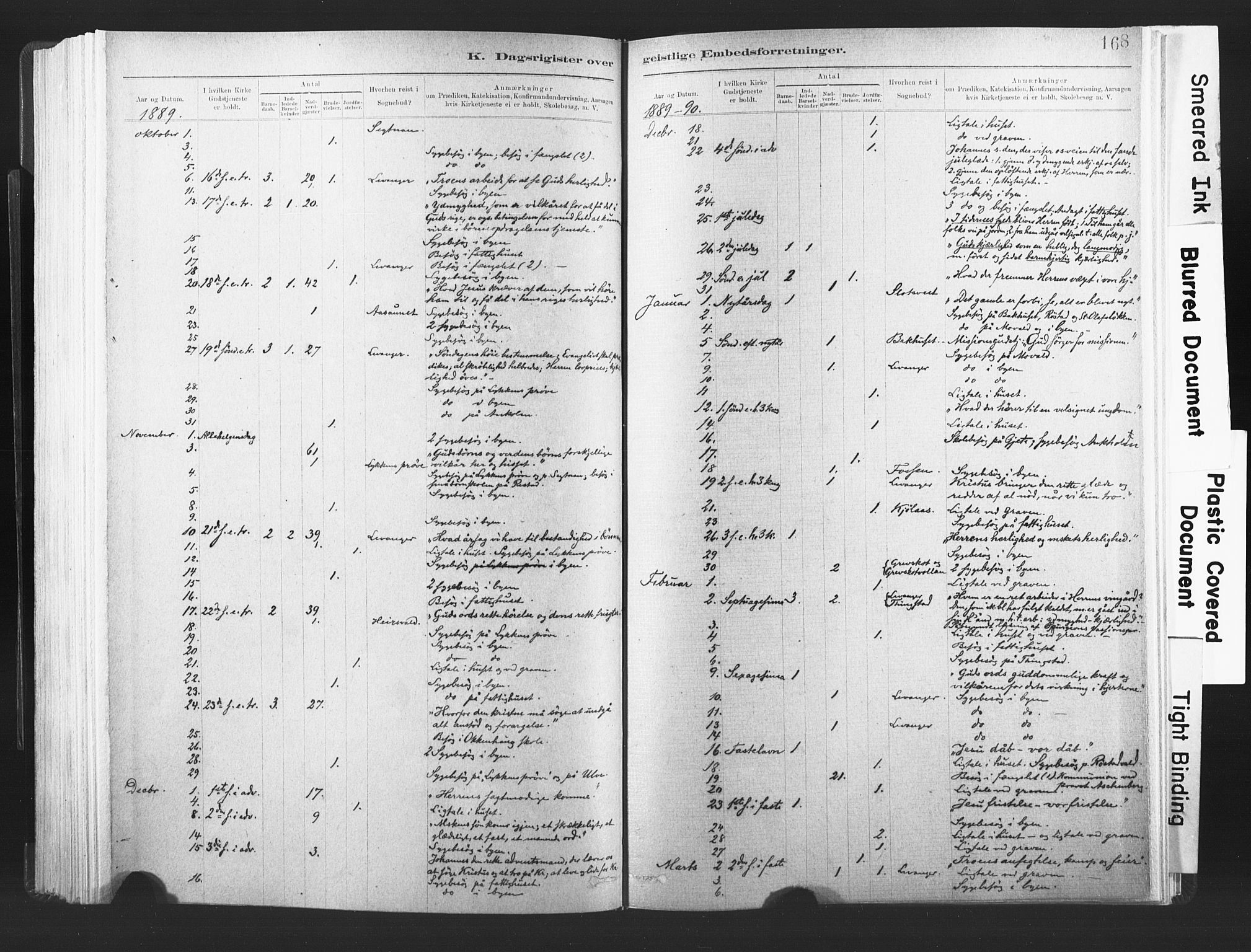 Ministerialprotokoller, klokkerbøker og fødselsregistre - Nord-Trøndelag, SAT/A-1458/720/L0189: Parish register (official) no. 720A05, 1880-1911, p. 168