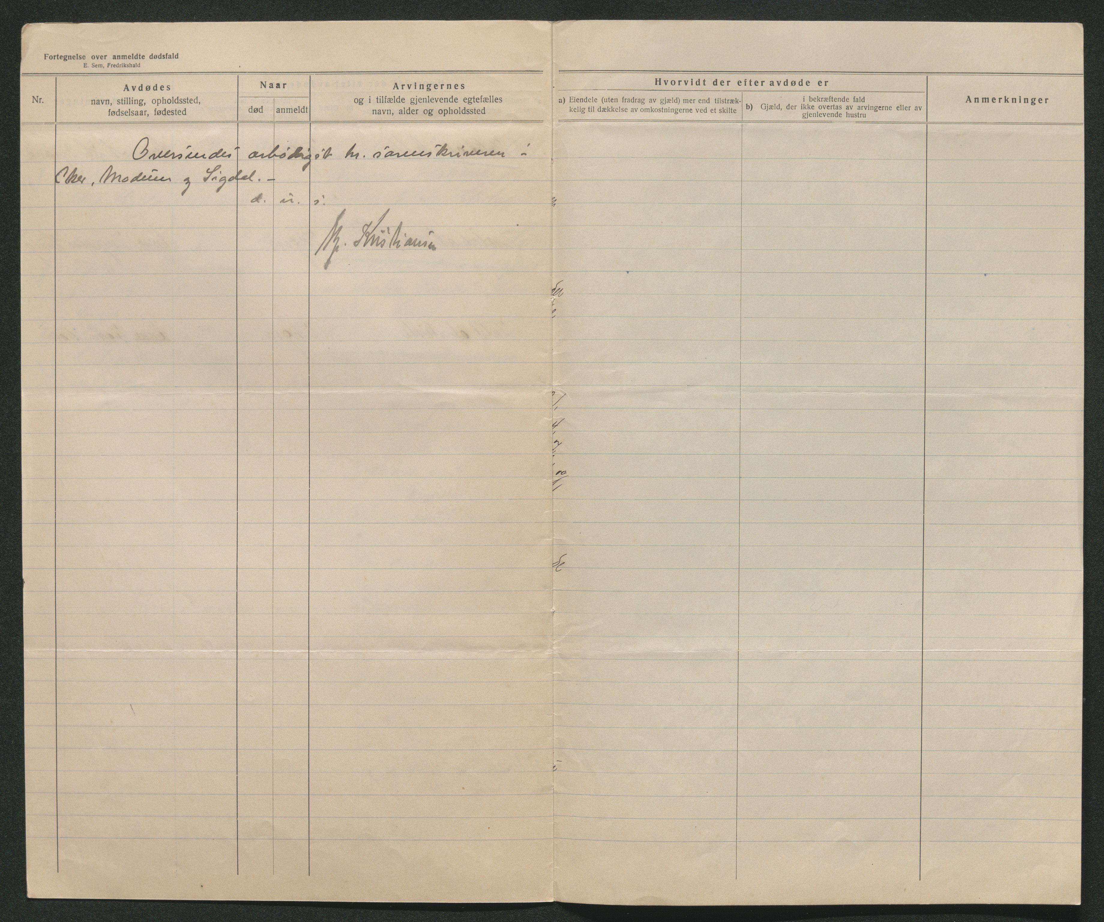 Eiker, Modum og Sigdal sorenskriveri, AV/SAKO-A-123/H/Ha/Hab/L0039: Dødsfallsmeldinger, 1918-1919, p. 622